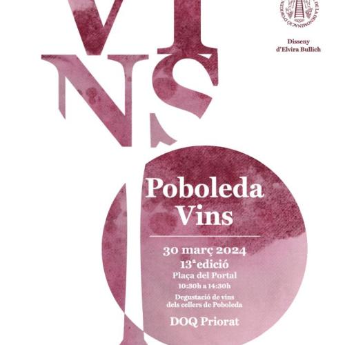 Cartell Poboleda Vins 2024