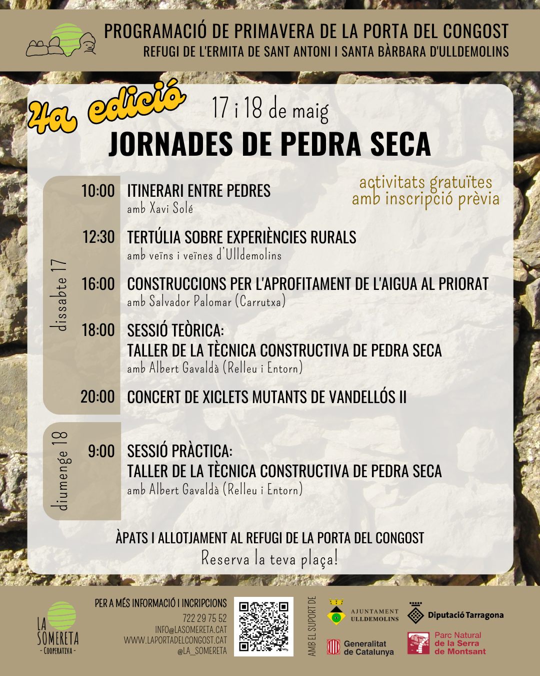 Quartes Jornades de pedra seca