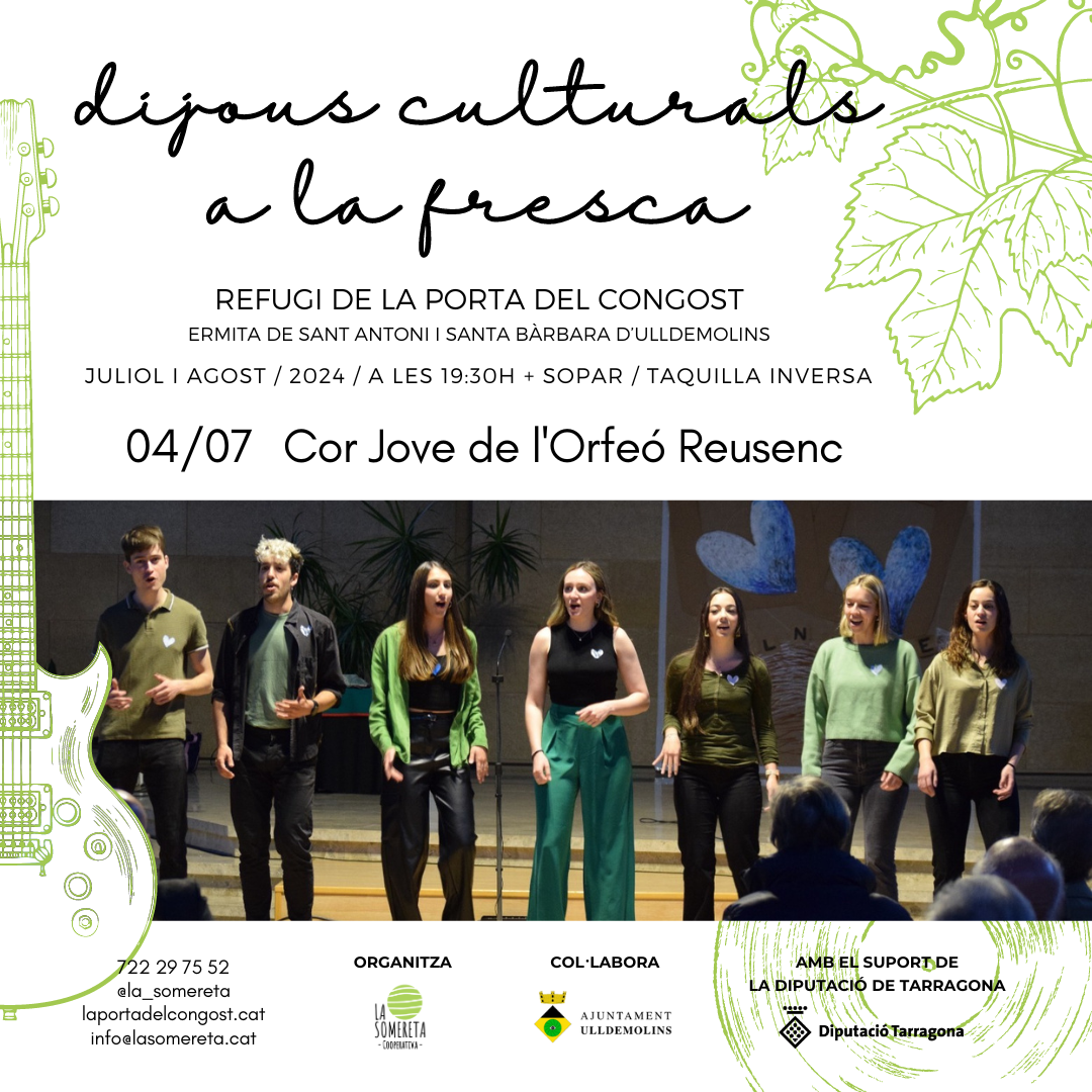 Concert amb el Cor Jove de l’Orfeó Reusenc