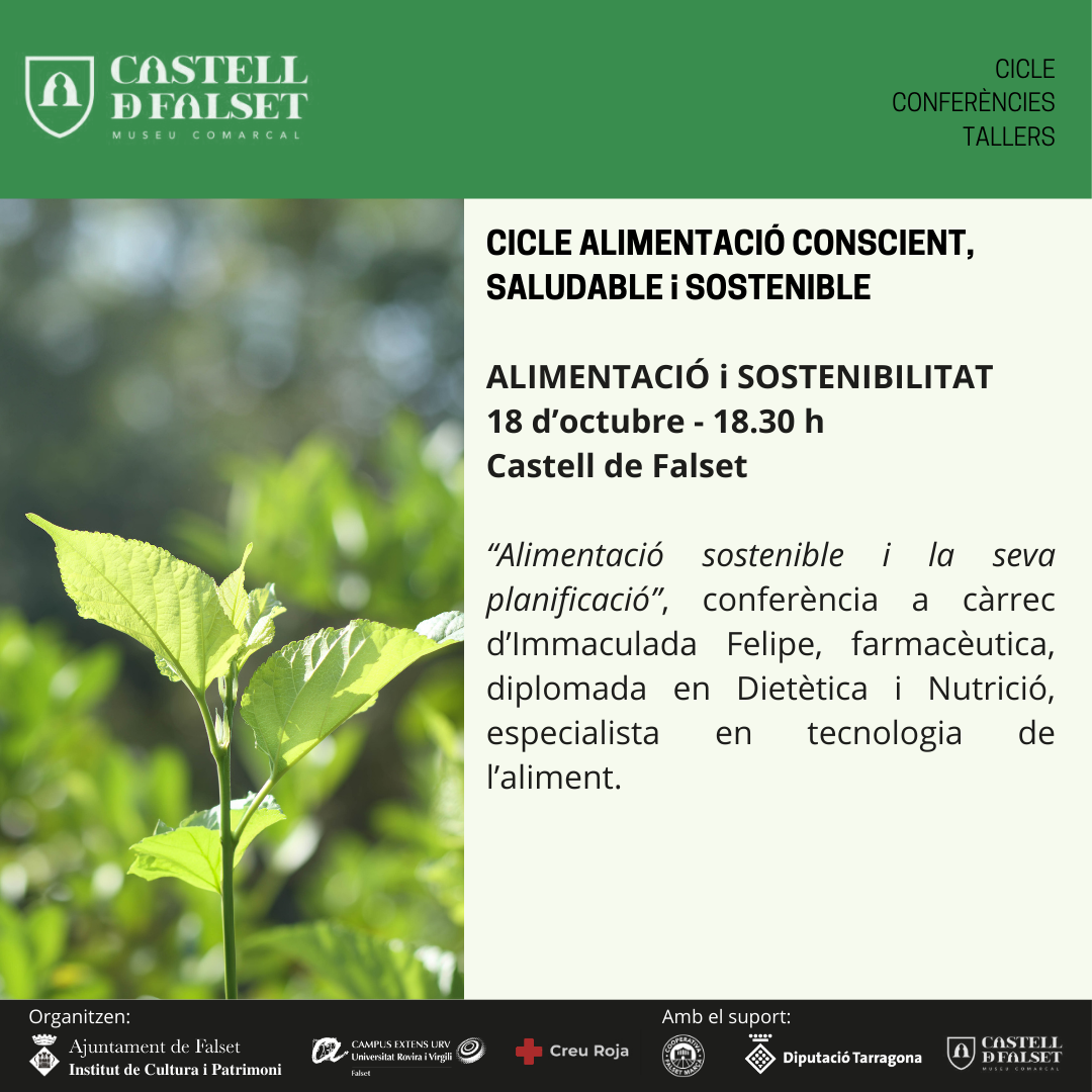 Cicle alimentació conscient, saludable i sostenible Cicle alimentació conscient, saludable i sostenible