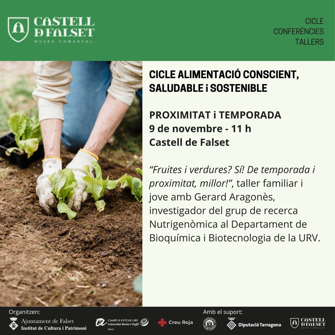 Cicle alimentació conscient, saludable i sostenible Cicle alimentació conscient, saludable i sostenible