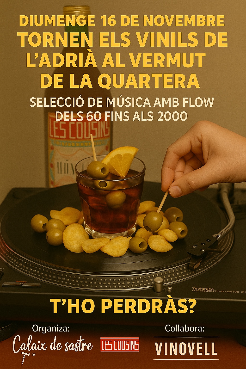 Vermut amb els Vinils de l’Adrià