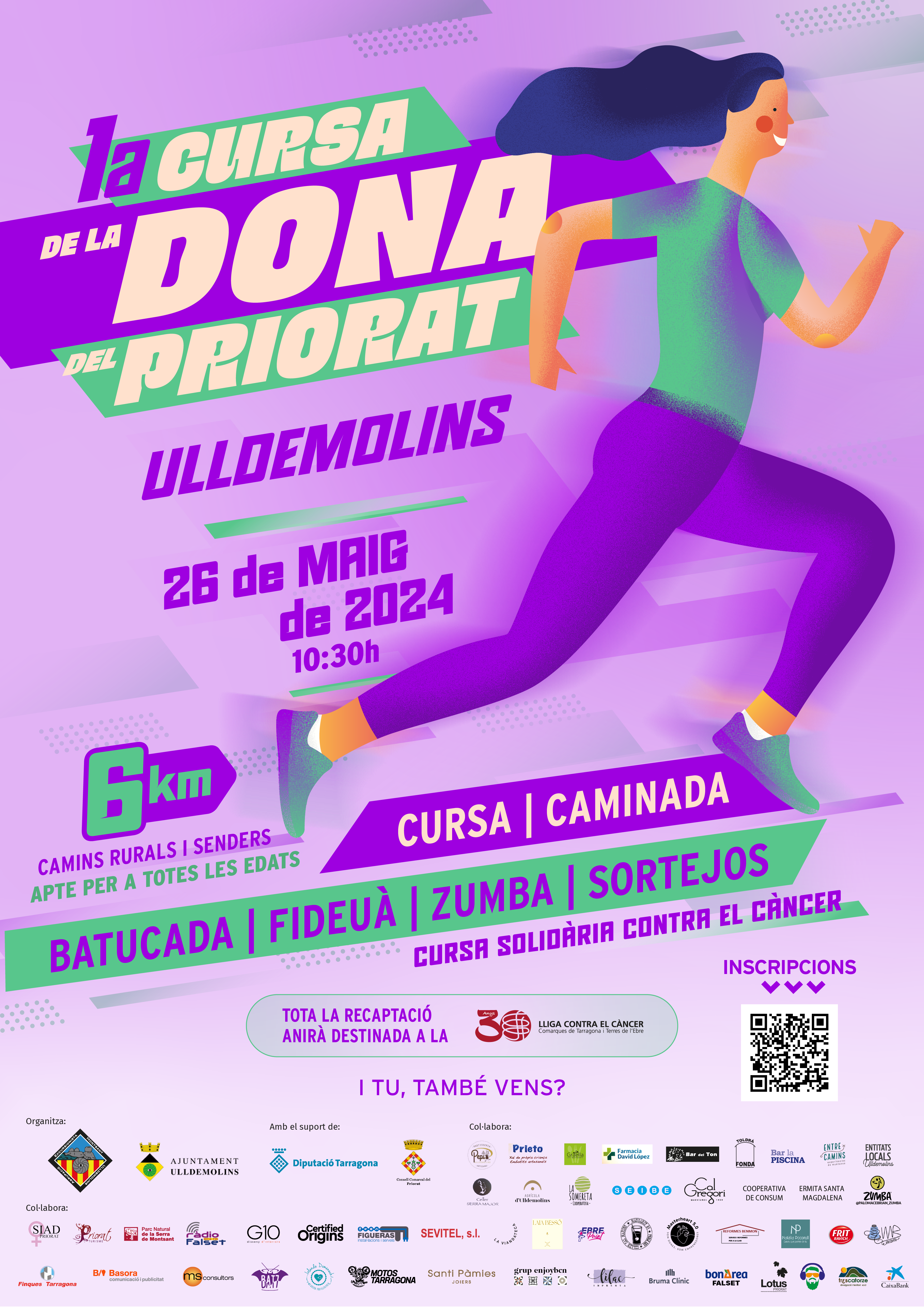 1ª cursa de la dona del Priorat a Ulldemolins