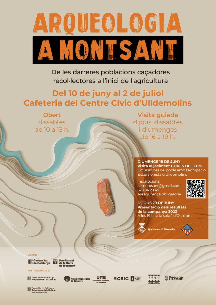Exposició - Arqueologia a Montsant. Exposició - Arqueologia a Montsant.