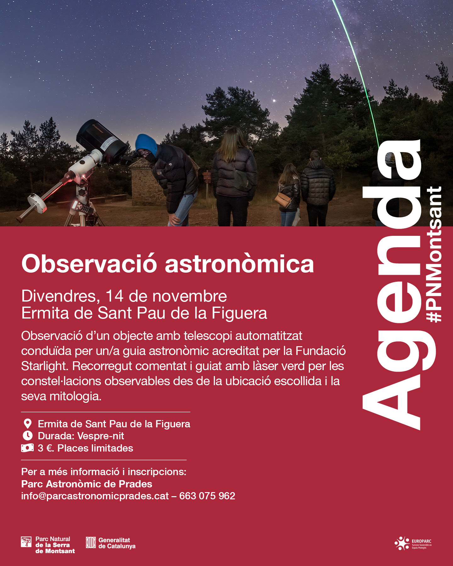 Observació astronòmica: Ermita de Sant Pau de la Figuera