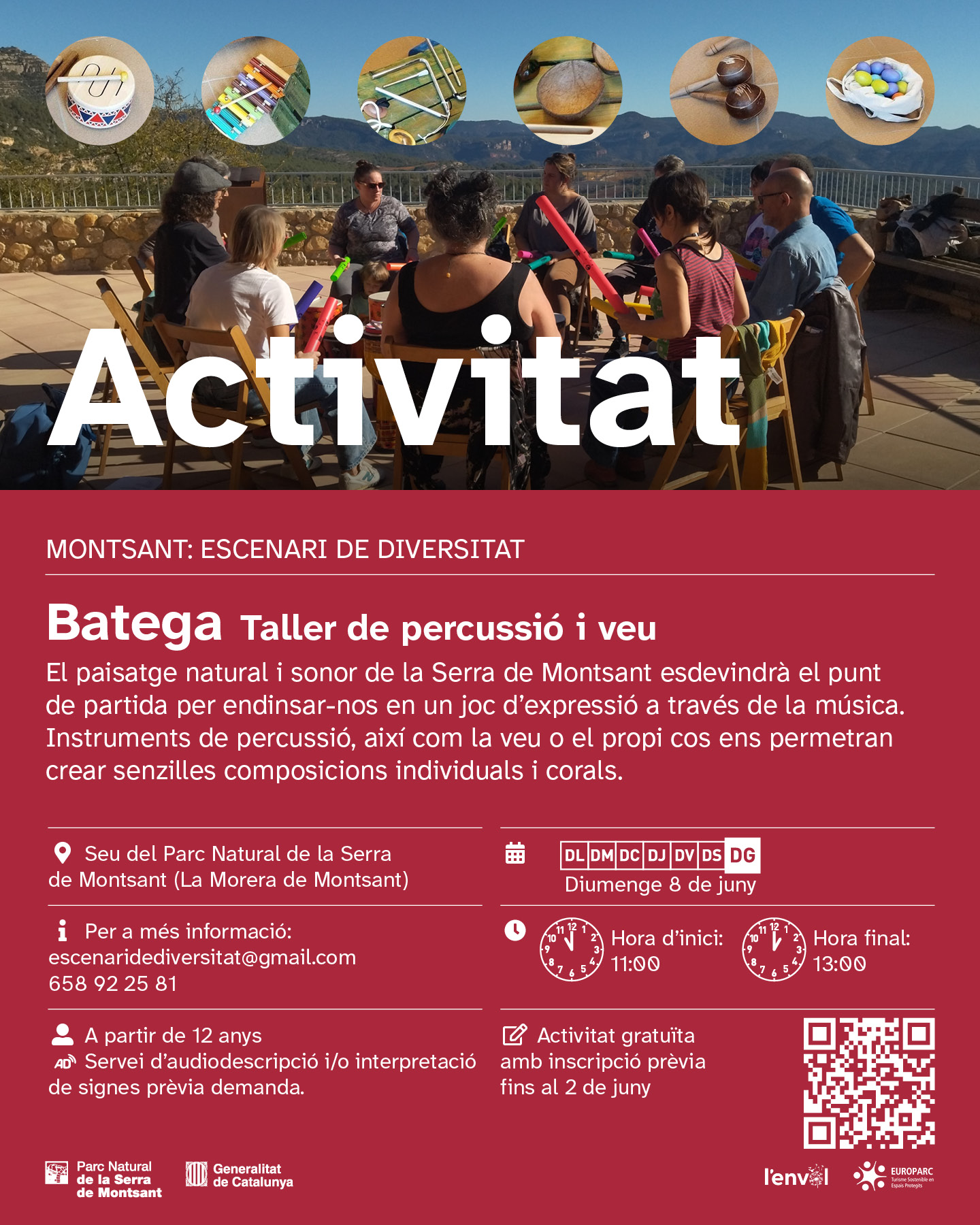 Batega Taller de percussió i veu Batega Taller de percussió i veu