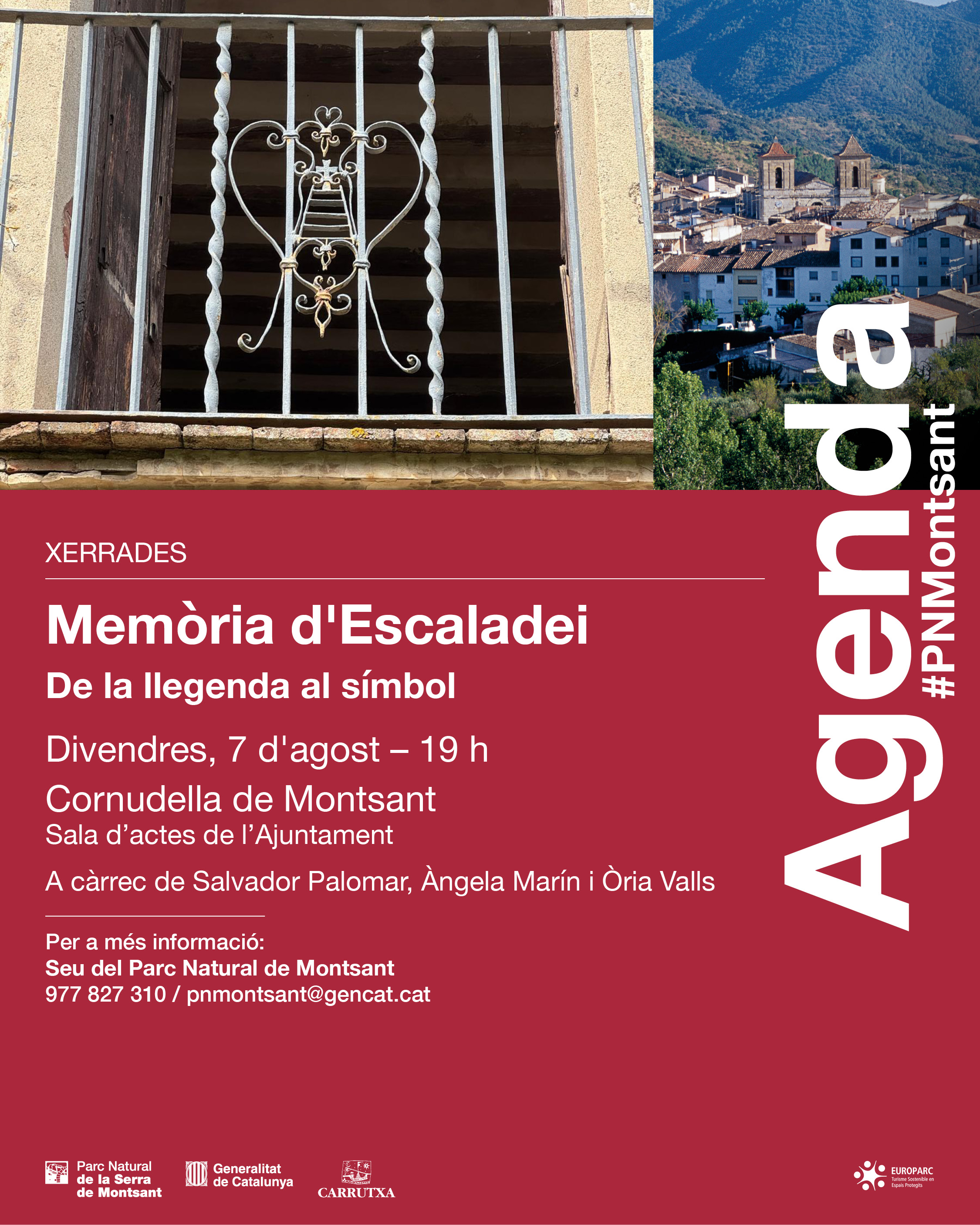 Xerrada - Memòria d’Escaladei. De la llegenda al símbol .