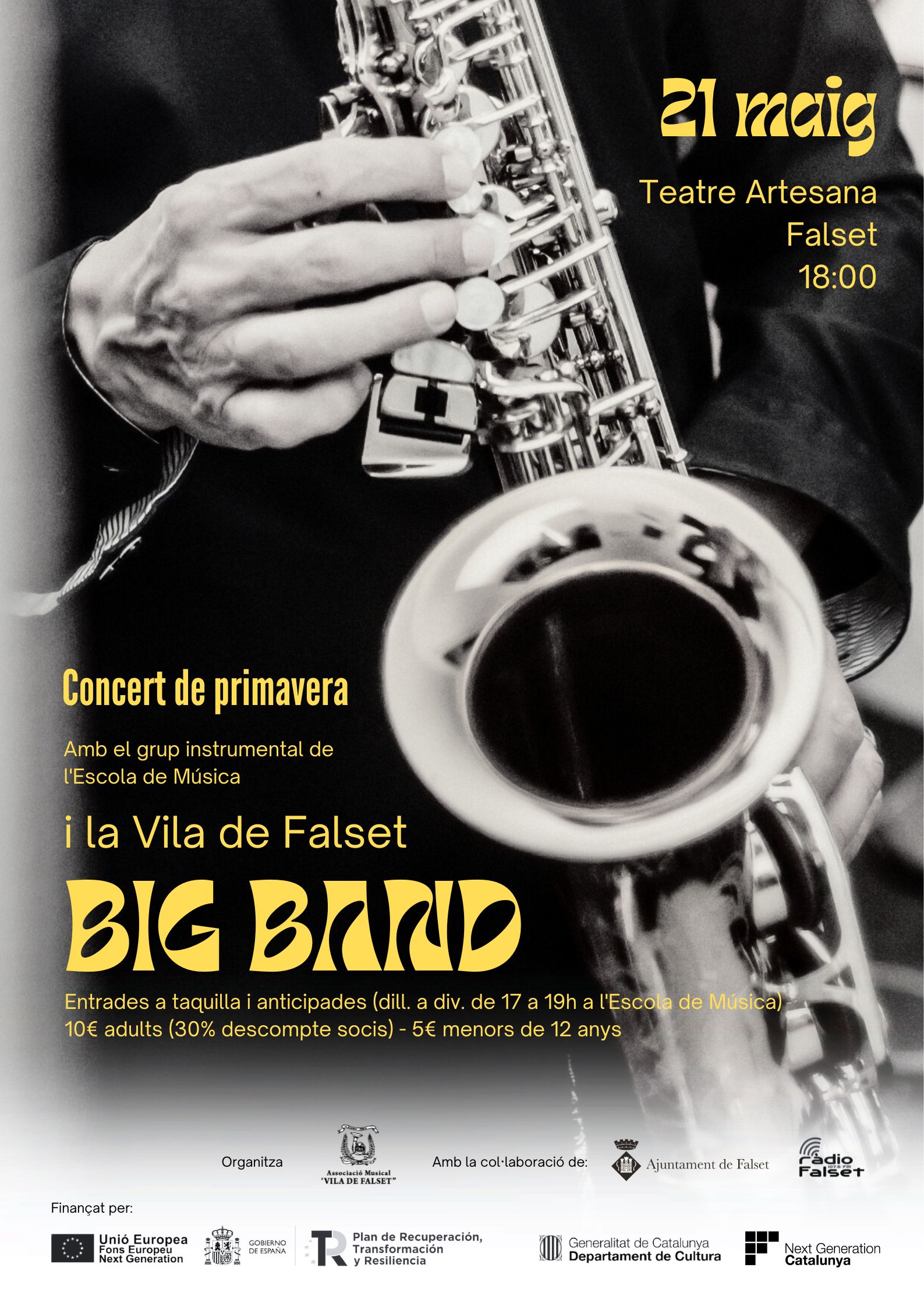 Vila de Falset Big Band en concert