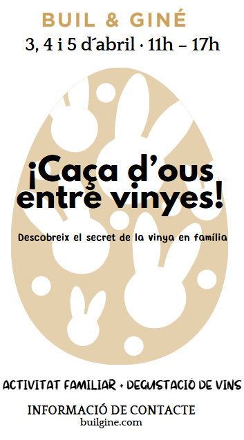 CAÇA D´OUS ENTRE VINYES!