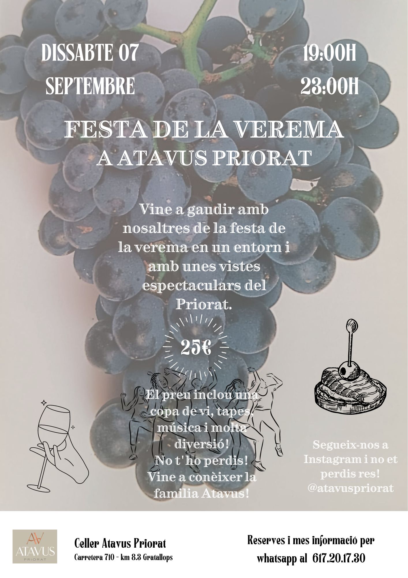 Festa de la verema a Atavus Priorat Festa de la verema a Atavus Priorat