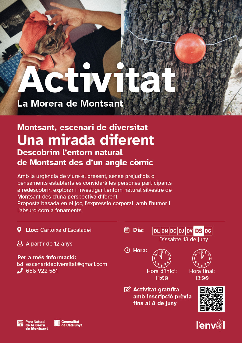 Una mirada diferent. Descobrim l'entorn natural de Montsant des d'un angle còmic.