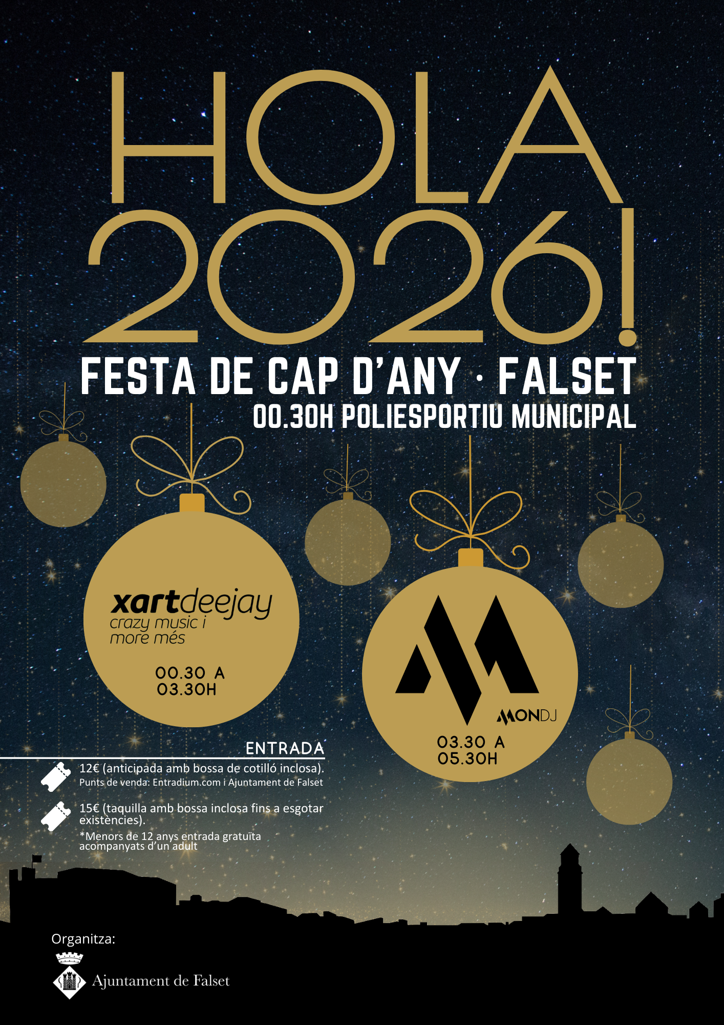 HOLA 2026! FESTA DE CAP D'ANY FALSET 