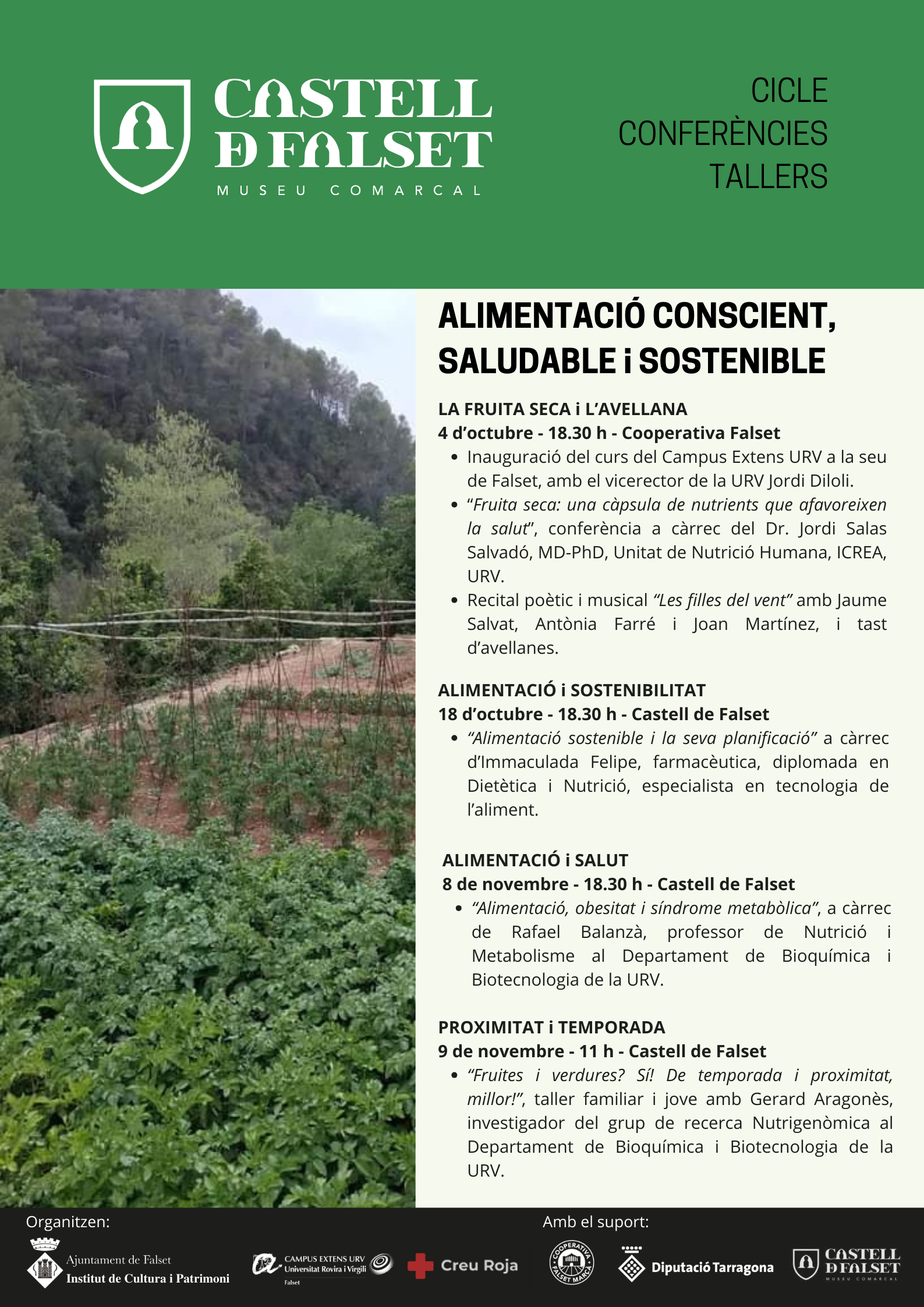 Cicle alimentació conscient, saludable i sostenible Cicle alimentació conscient, saludable i sostenible