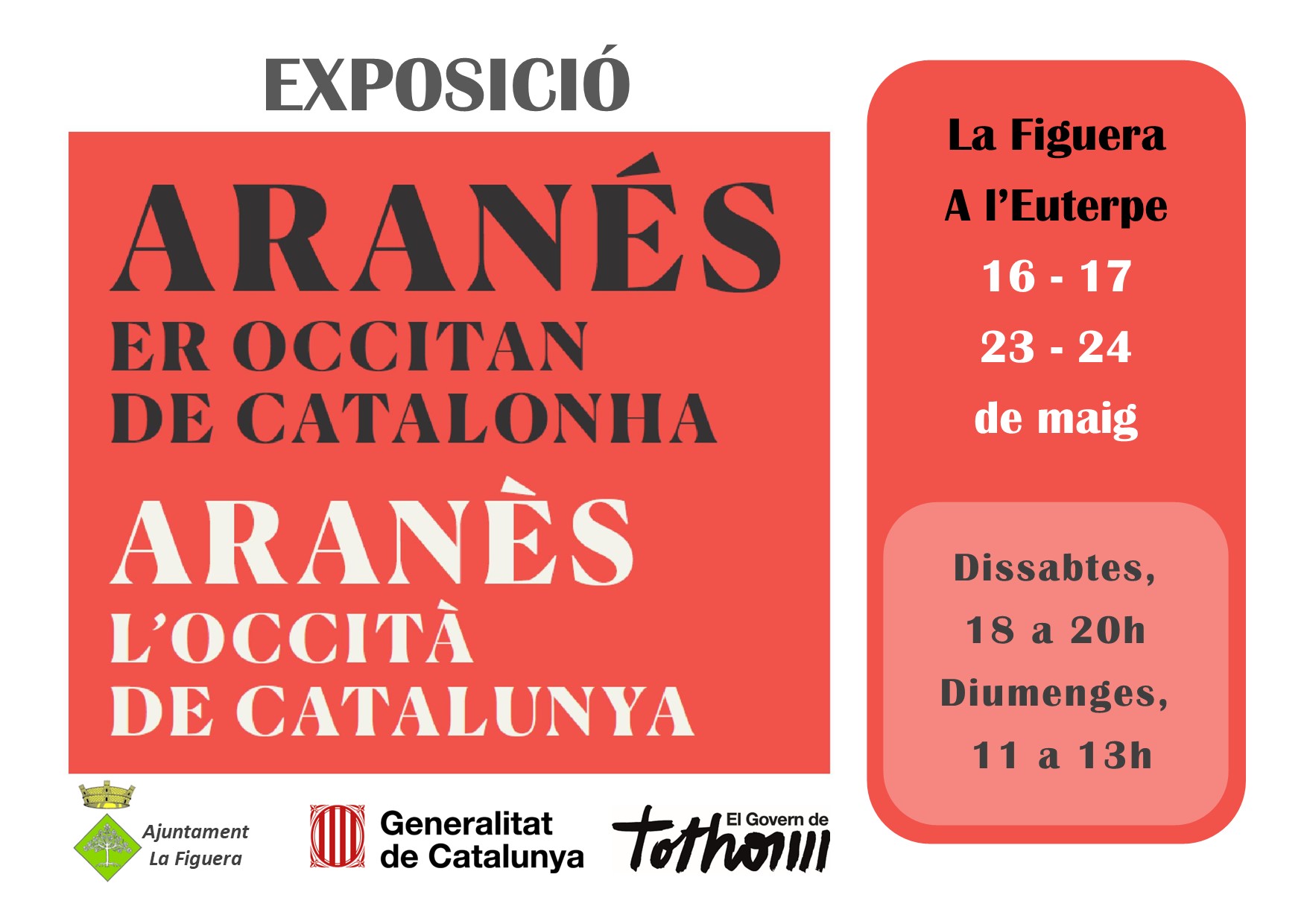 Exposició -ARANÈS, L'OCCITÀ DE CATALUNYA-