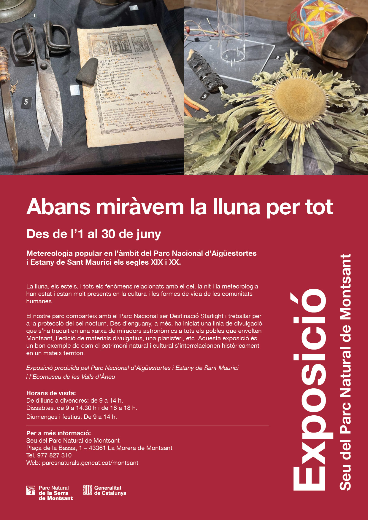 Exposició: “Abans miràvem la lluna per tot” Exposició: “Abans miràvem la lluna per tot”