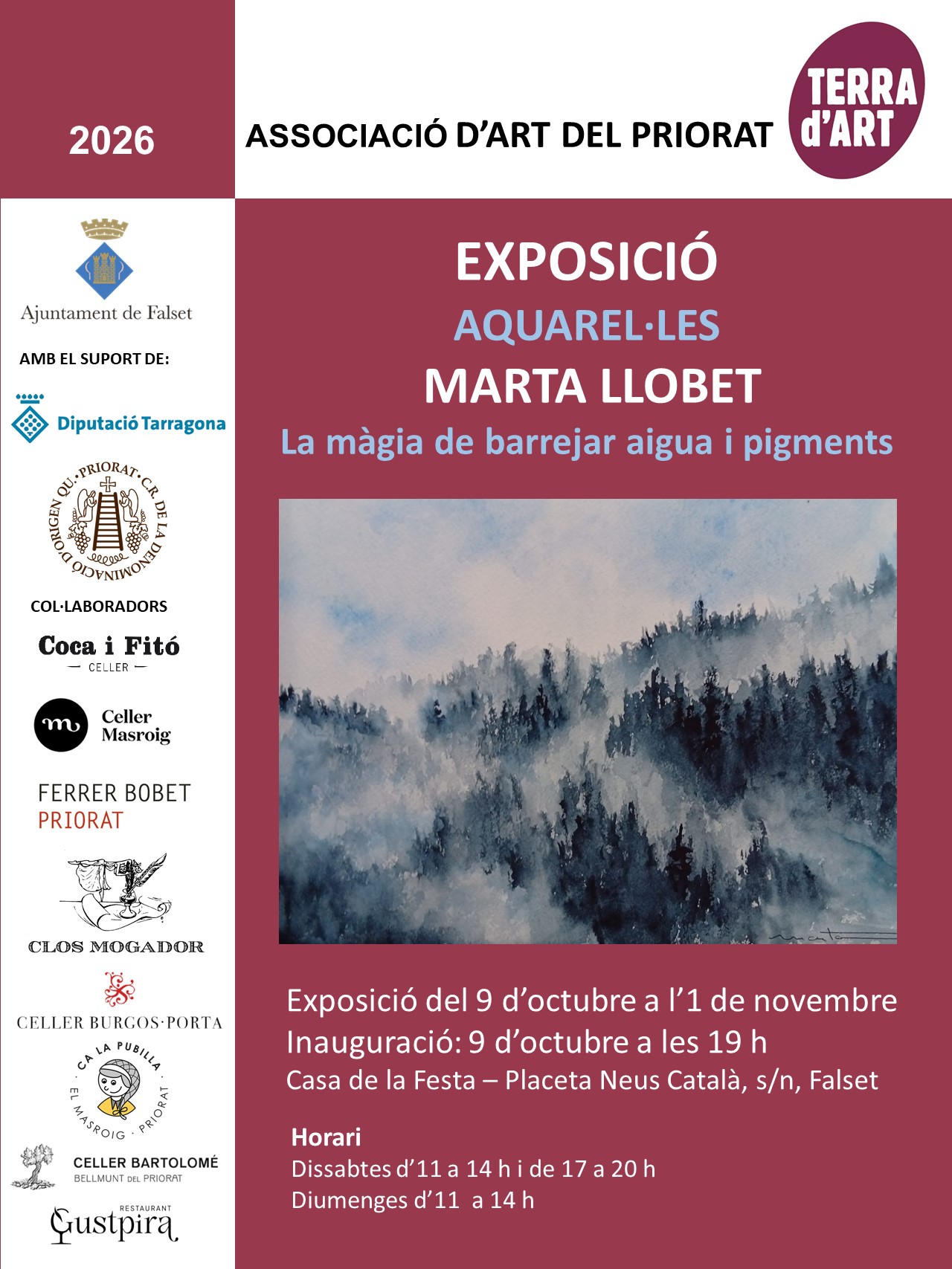 Exposició aquarel·les Marta Llobet