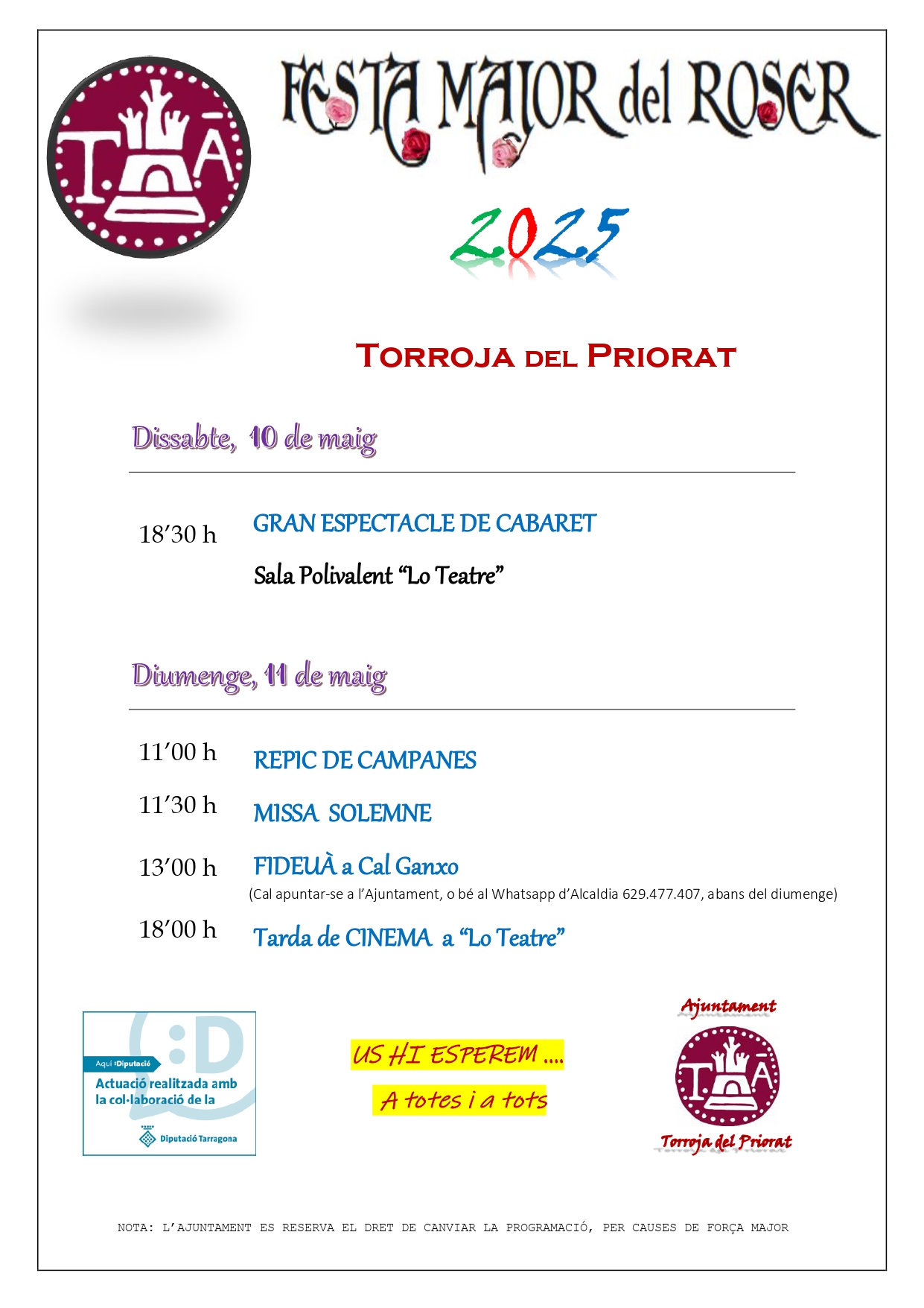 FESTA MAJOR DEL ROSER