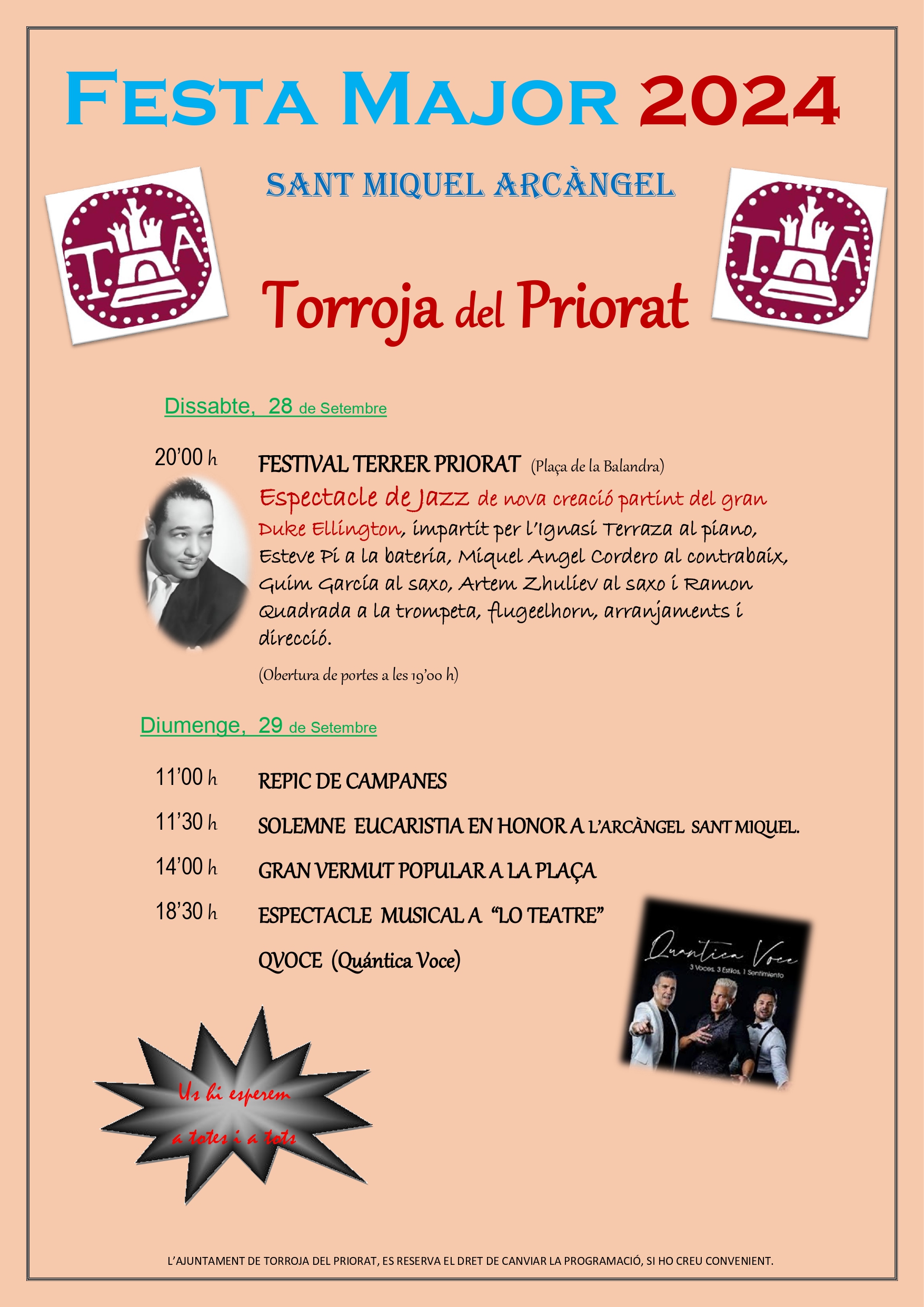 Festa Sant Miquel Arcàngel a Torrojoa del Priorat