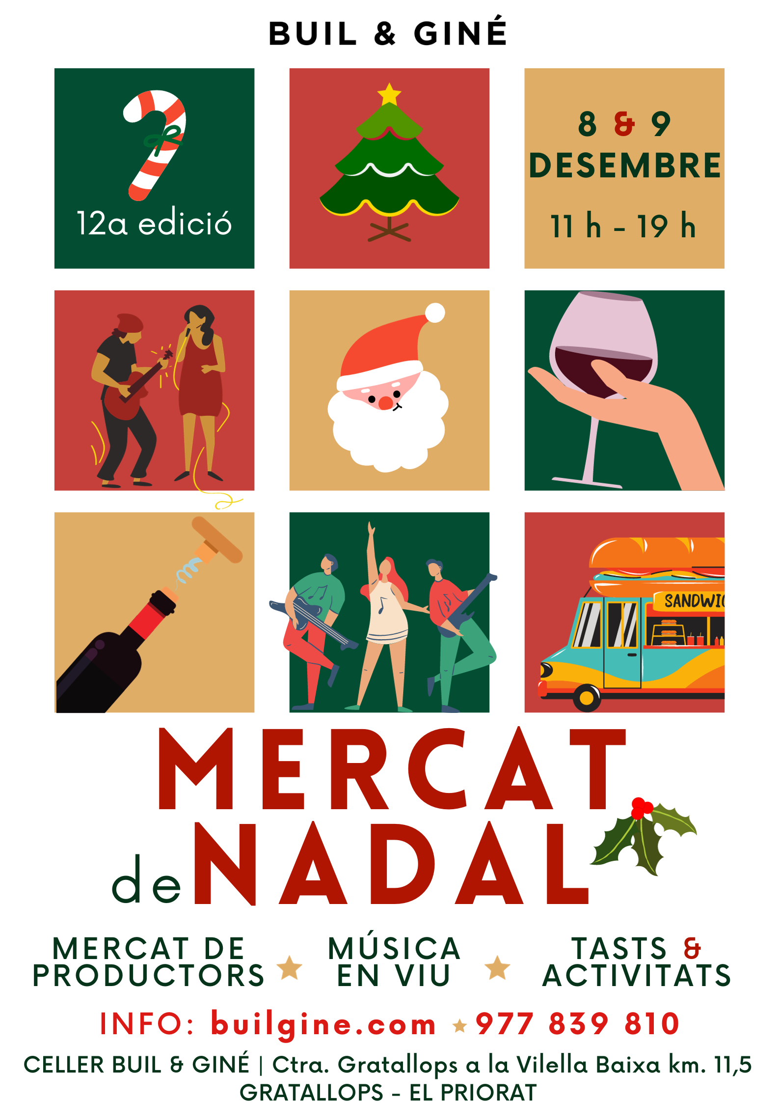 Mercat de Nadal a BUIL & GINÉ Mercat de Nadal a BUIL & GINÉ
