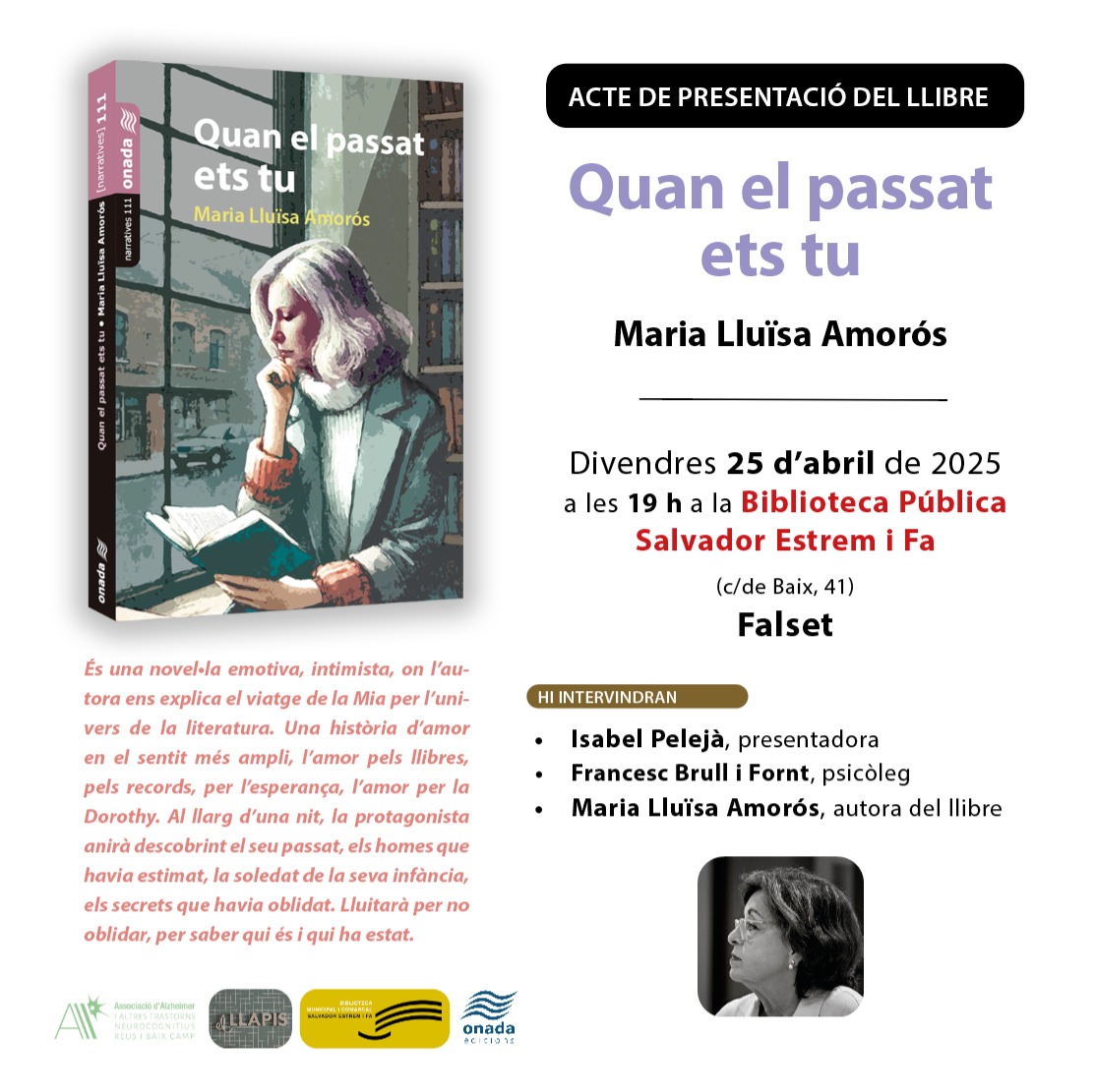 Presentació del llibre Quan el Passat ets tu