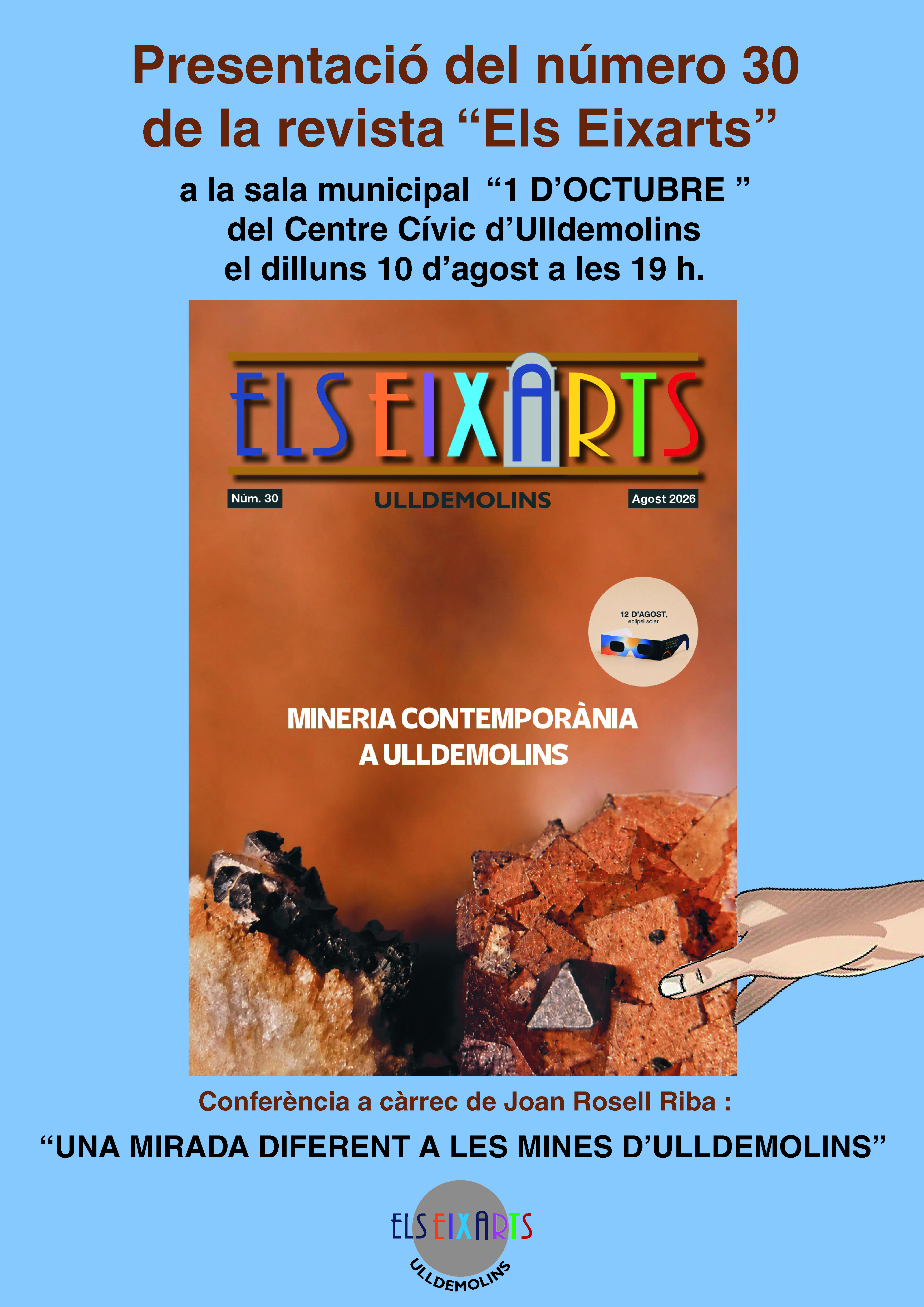 Presentació de la revista Els Eixarts núm. 30 i conferència.