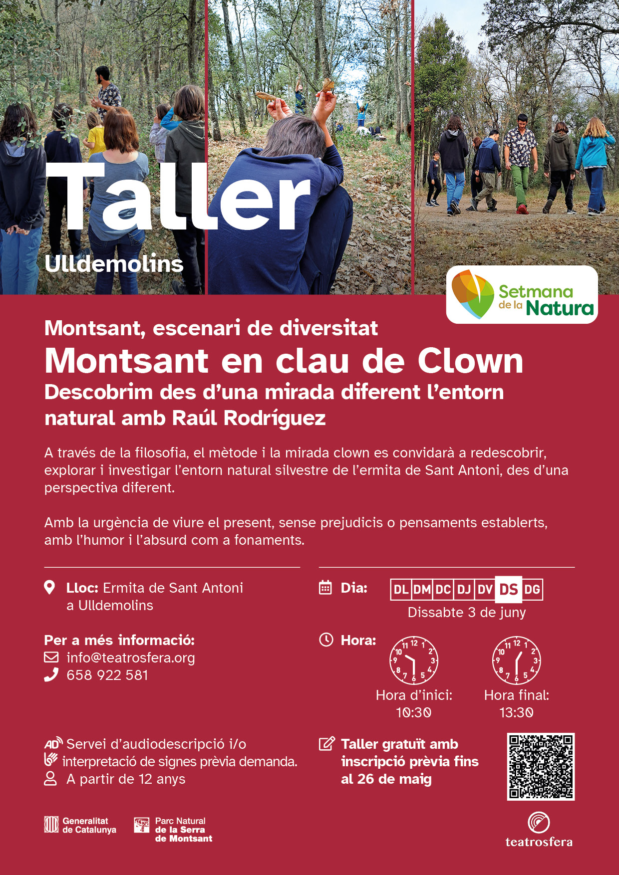 Montsant, Escenari de Diversitat. Montsant en clau de clown. Montsant, Escenari de Diversitat. Montsant en clau de clown.