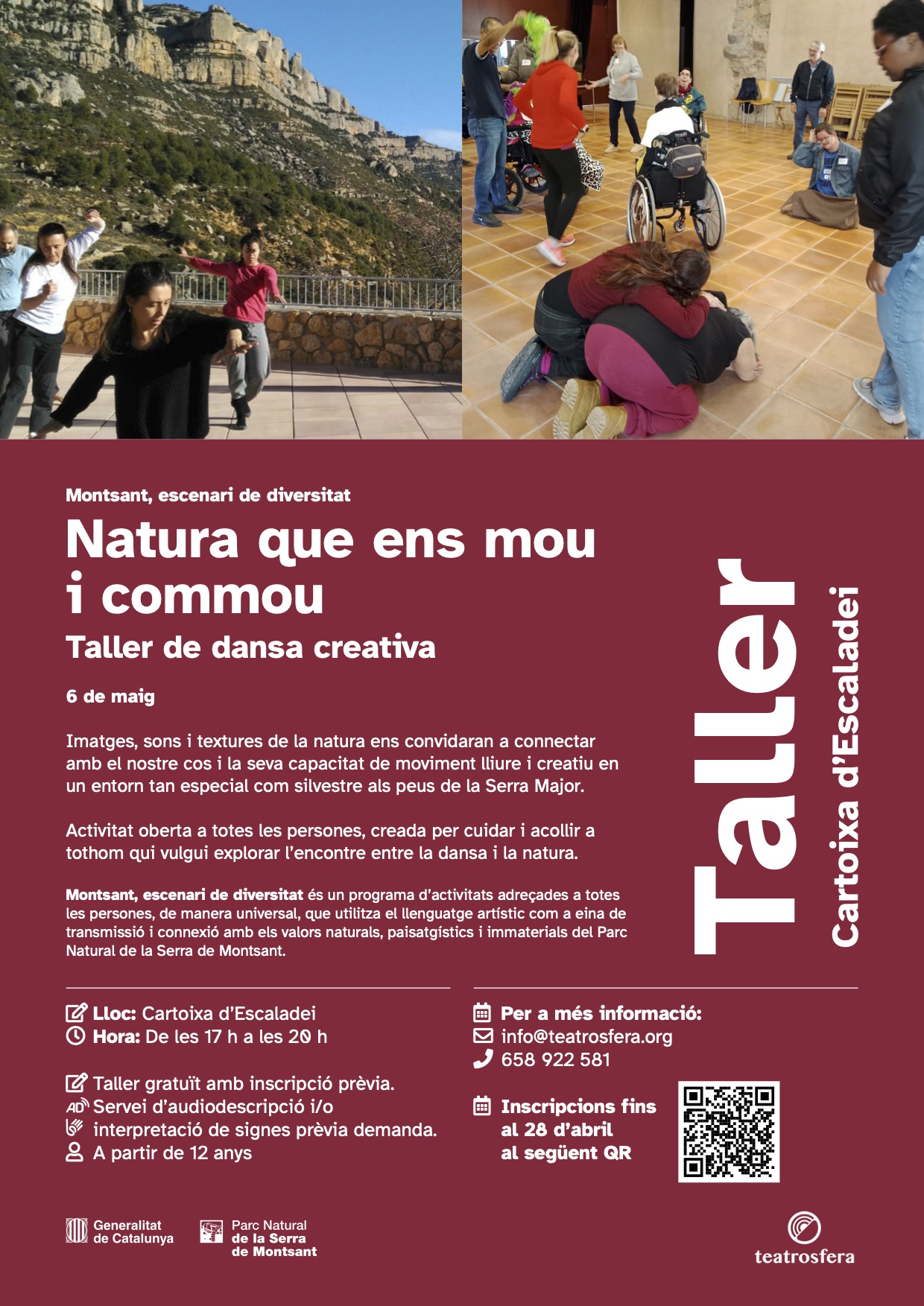 Montsant, Escenari de Diversitat. Natura que ens Mou i ens Commou. Montsant, Escenari de Diversitat. Natura que ens Mou i ens Commou.