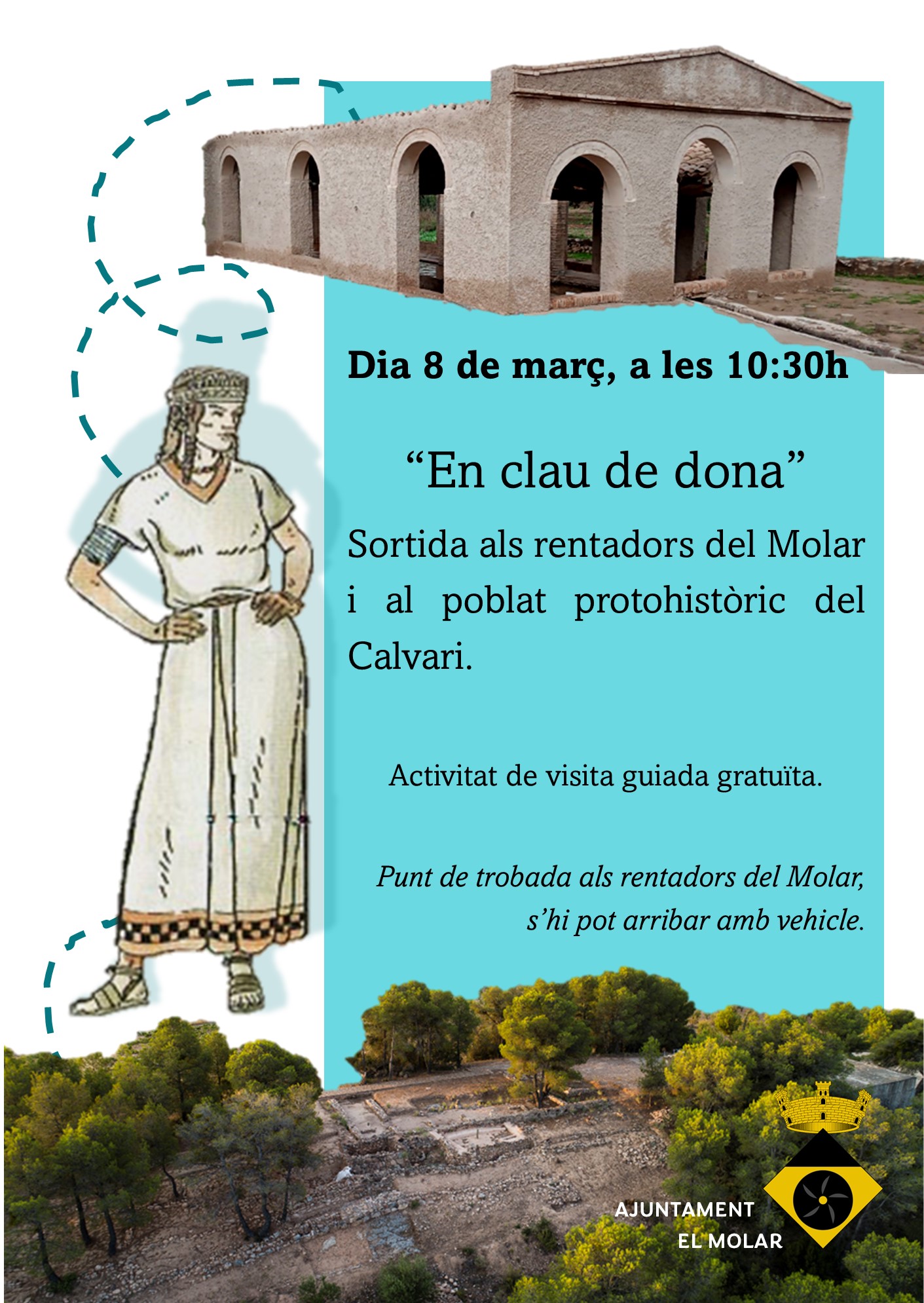 “En clau de dona” Sortida als rentadors del Molar i al poblat protohistòric del Calvari. “En clau de dona” Sortida als rentadors del Molar i al poblat protohistòric del Calvari.