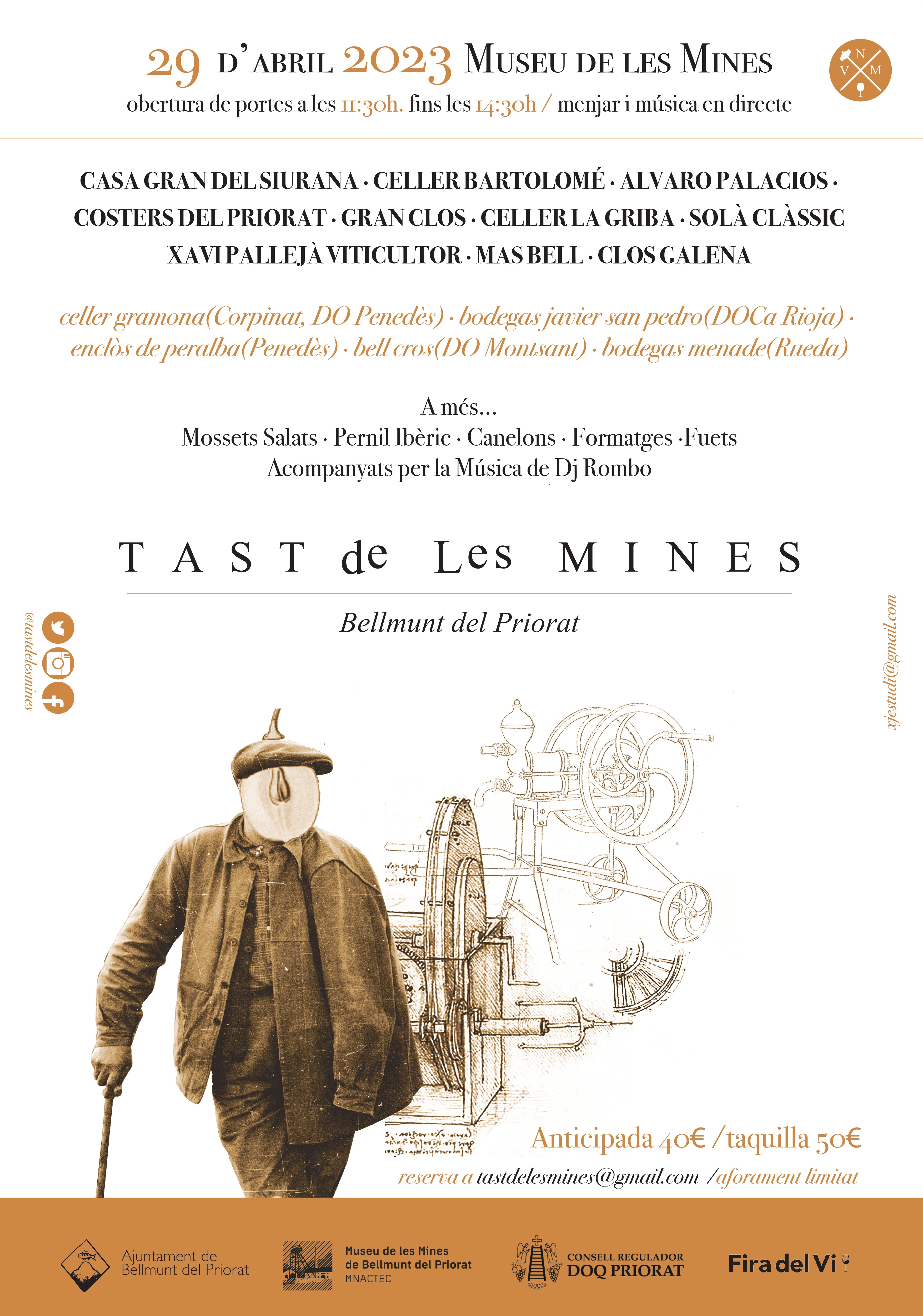 Tast de les Mines de Bellmunt del Priorat Tast de les Mines de Bellmunt del Priorat