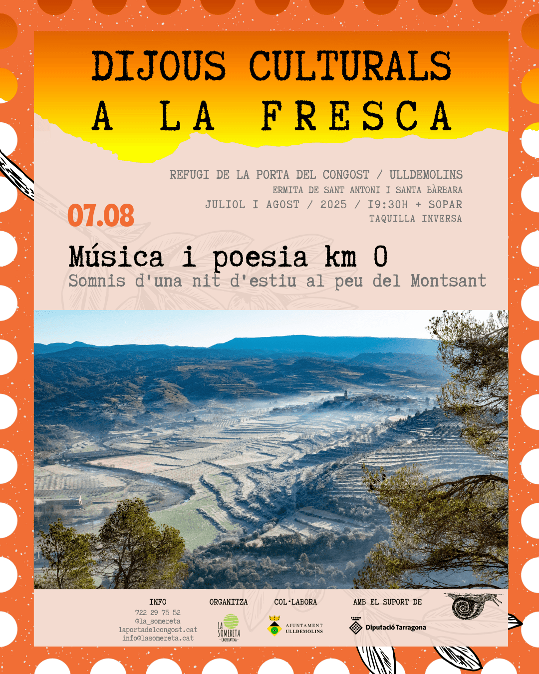 Música i poesia km 0 - Somnis d'una nit d'estiu al peu del Montsant