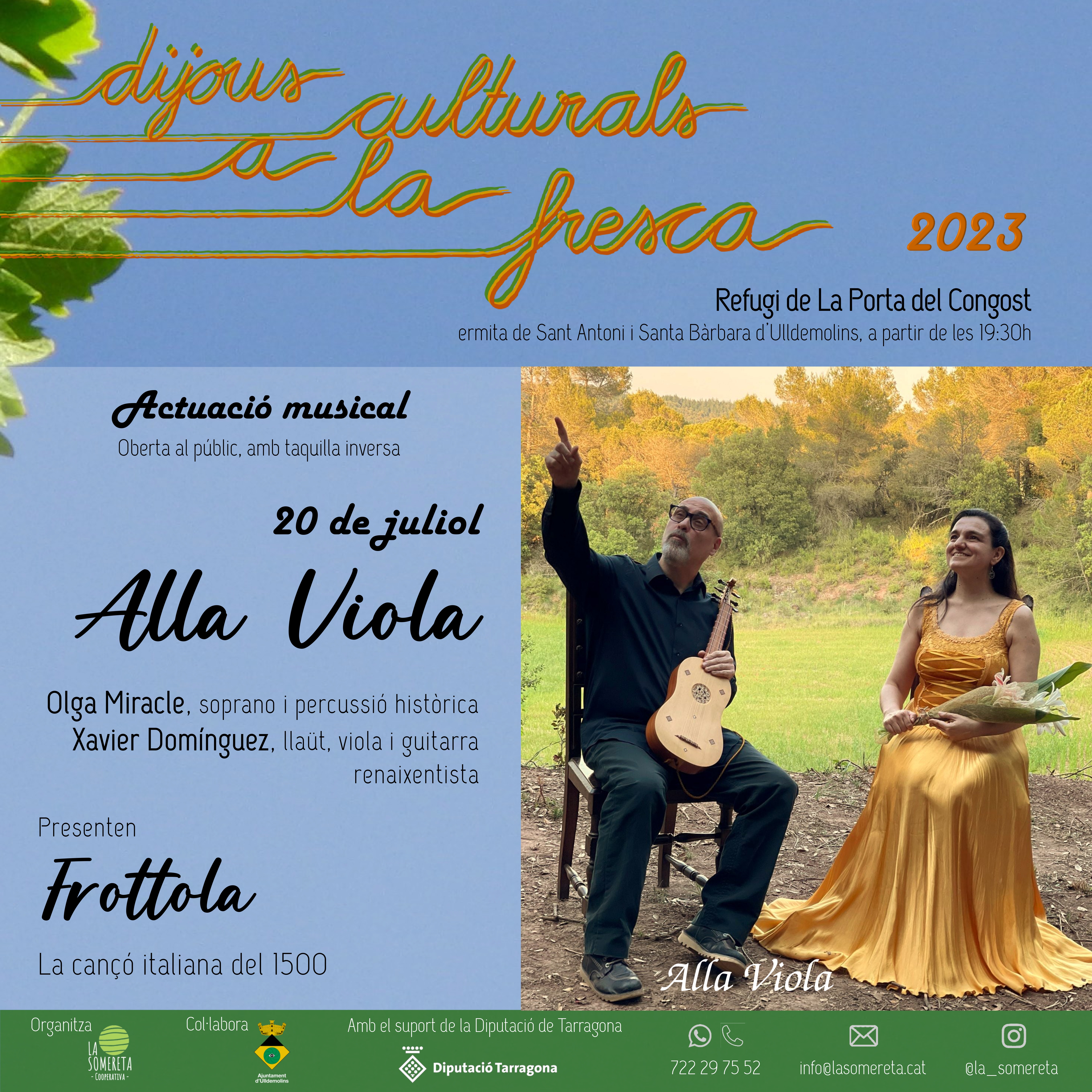 Concert d'Alla Viola (Dijous Culturals a la Fresca)