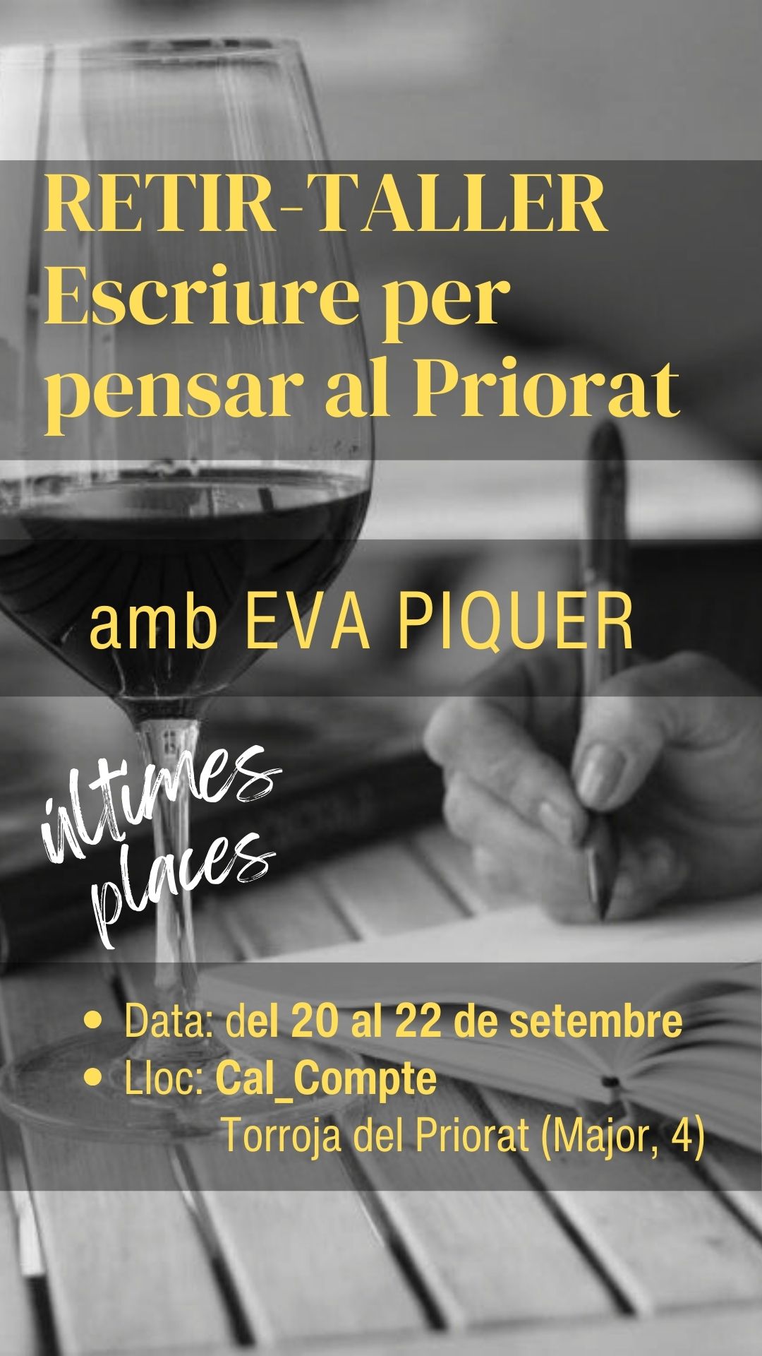 ESCRIURE PER PENSAR AMB EVA PIQUER A CAL COMPTE ESCRIURE PER PENSAR AMB EVA PIQUER A CAL COMPTE