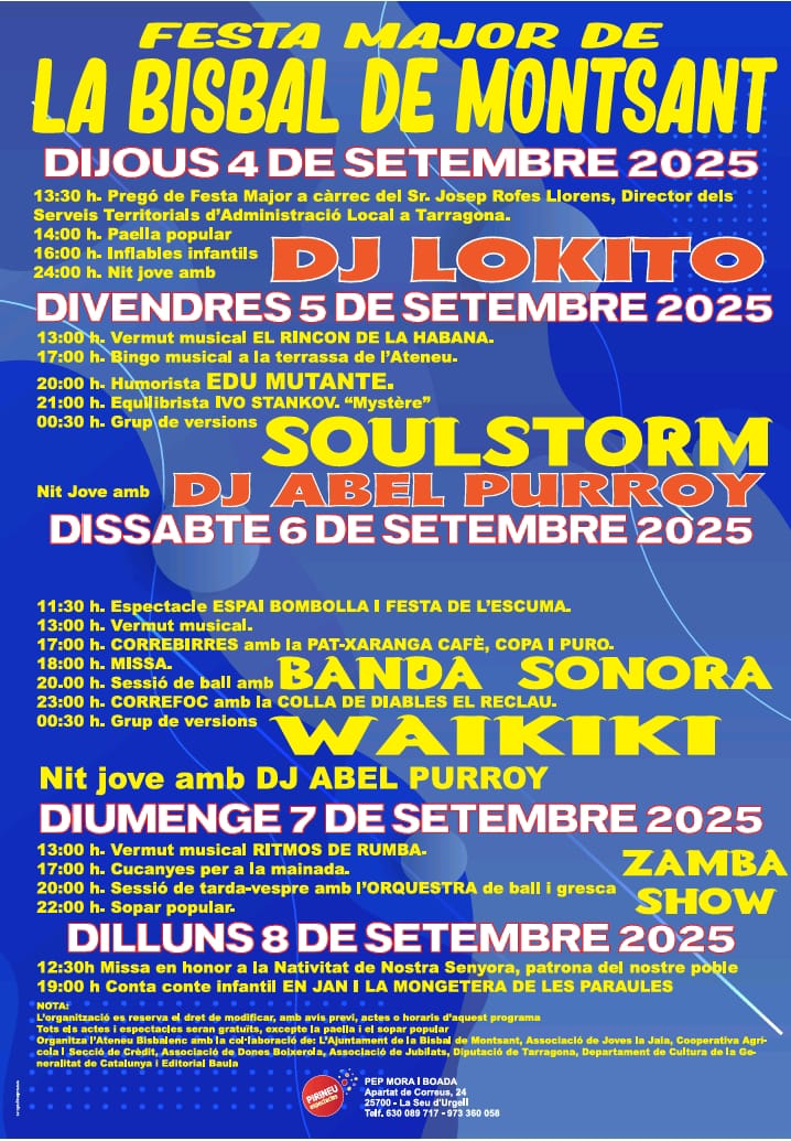 Festa Major de la Bisbal de Montsant