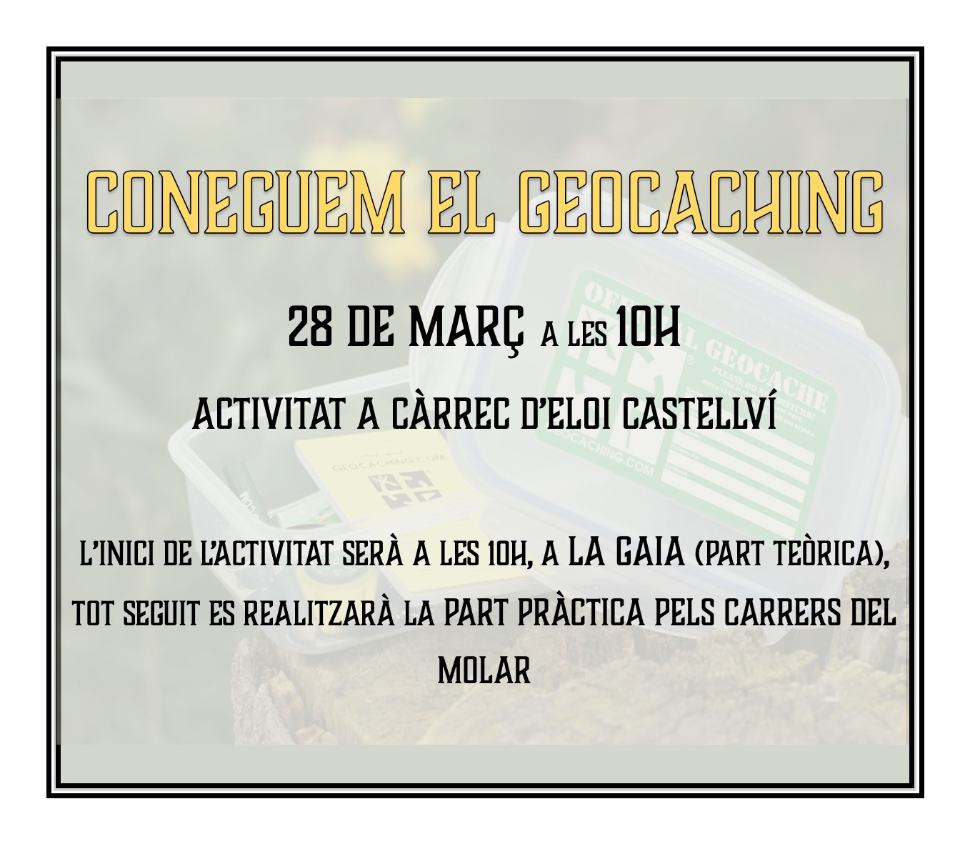 Coneguem el Geocaching