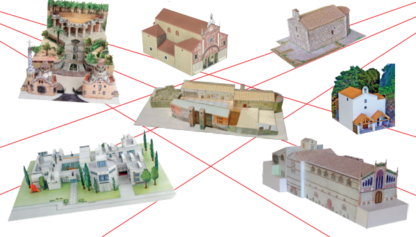 Arquitectures de paper. Els retallables del taller PAPETI Arquitectures de paper. Els retallables del taller PAPETI