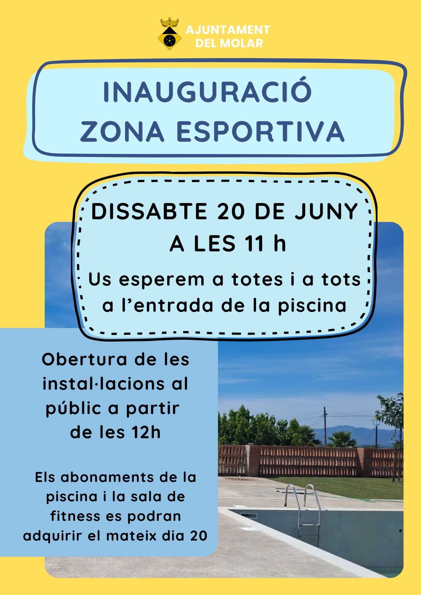 INAUGURACIÓ DE LA ZONA ESPORTIVA DEL MOLAR