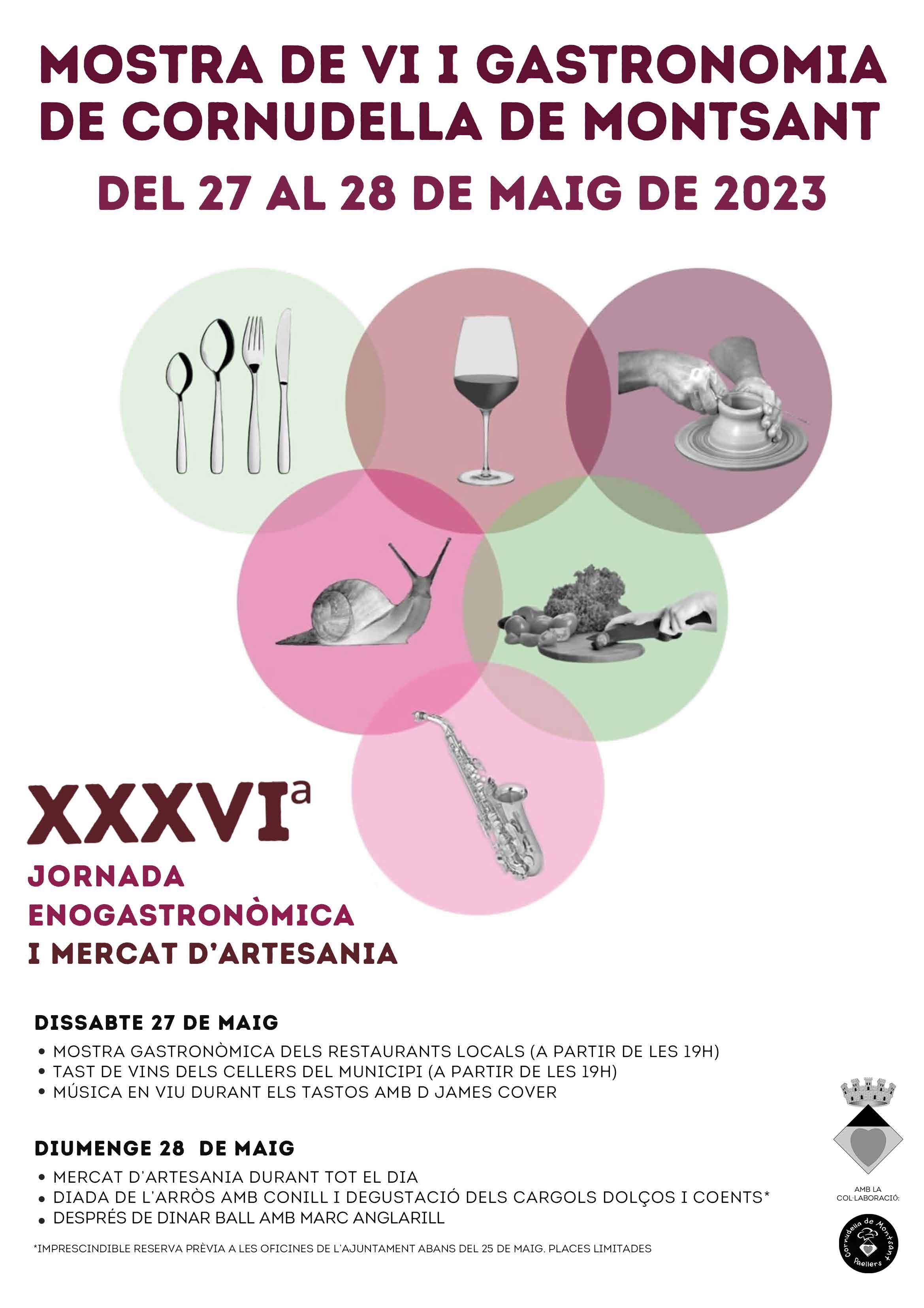 Jornada Enogastronòmica i Mercat d'Artesania 2023 Jornada Enogastronòmica i Mercat d'Artesania 2023