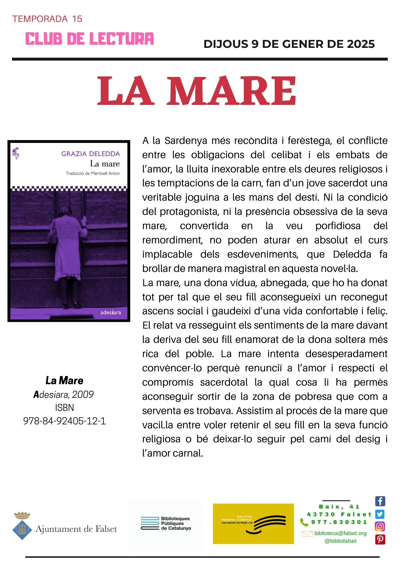 Trobada del Club de lectura