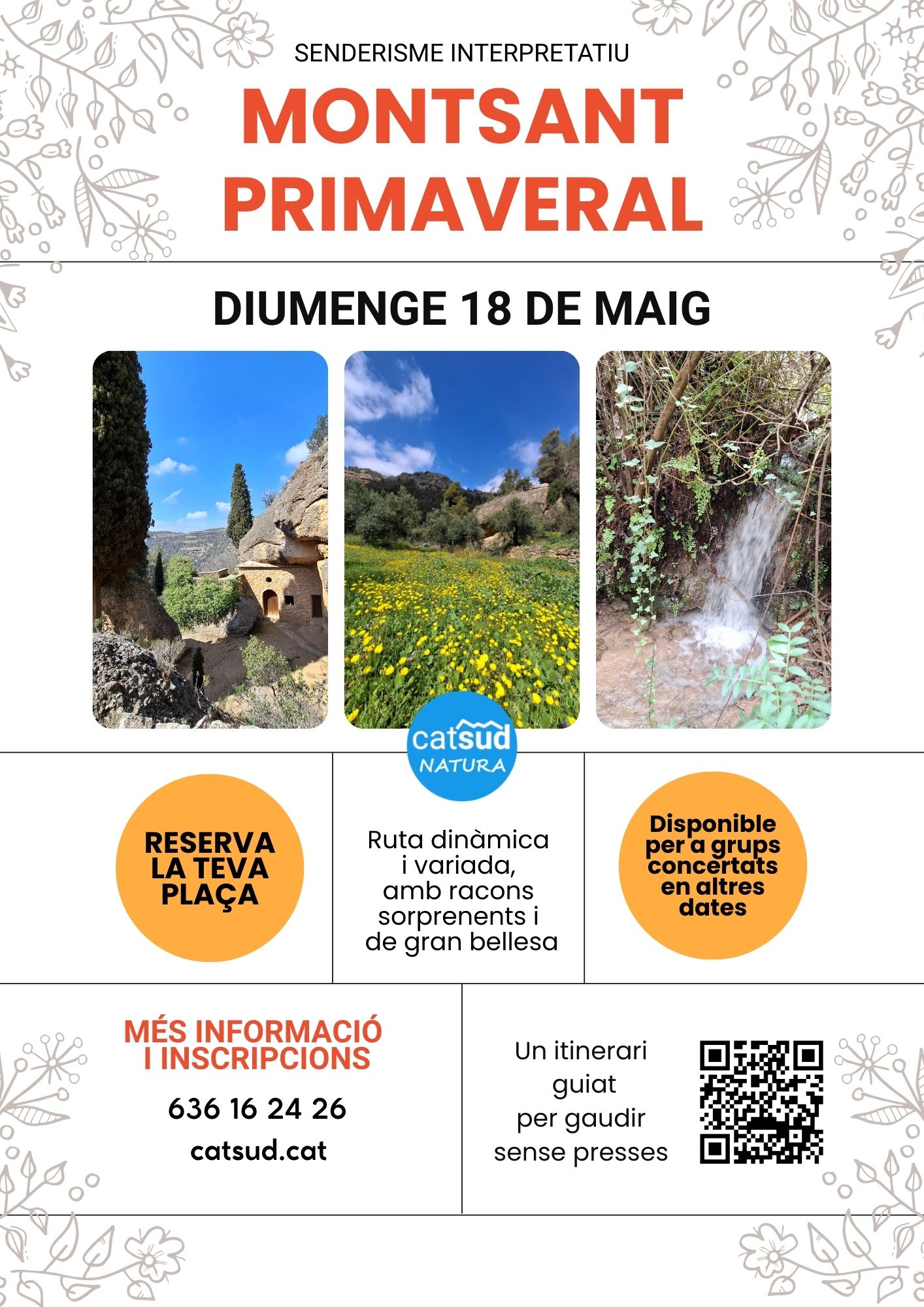"Montsant Primaveral" - Senderisme interpretatiu