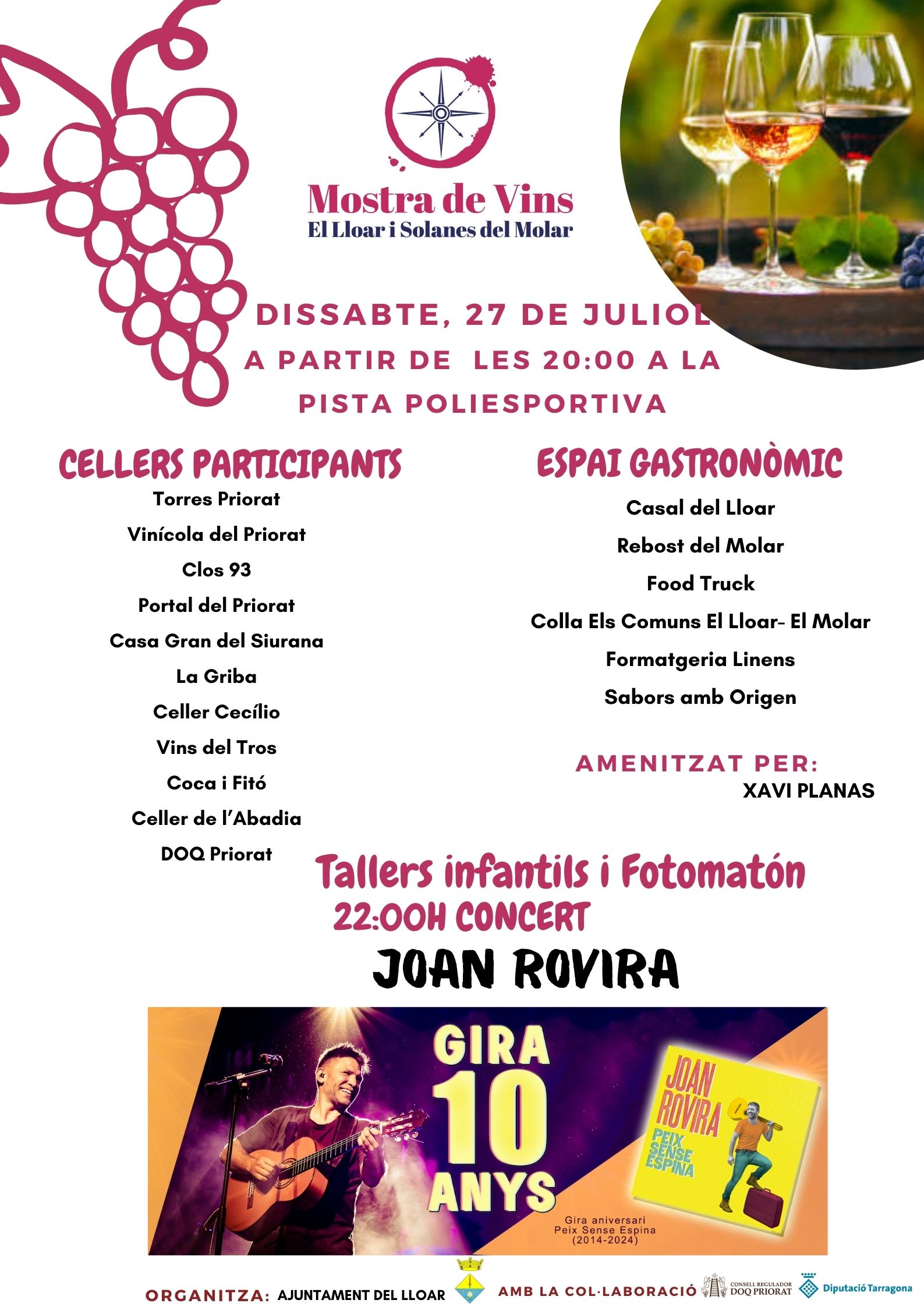 MOSTRA DE VINS DEL LLOAR I SOLANES DEL MOLAR MOSTRA DE VINS DEL LLOAR I SOLANES DEL MOLAR