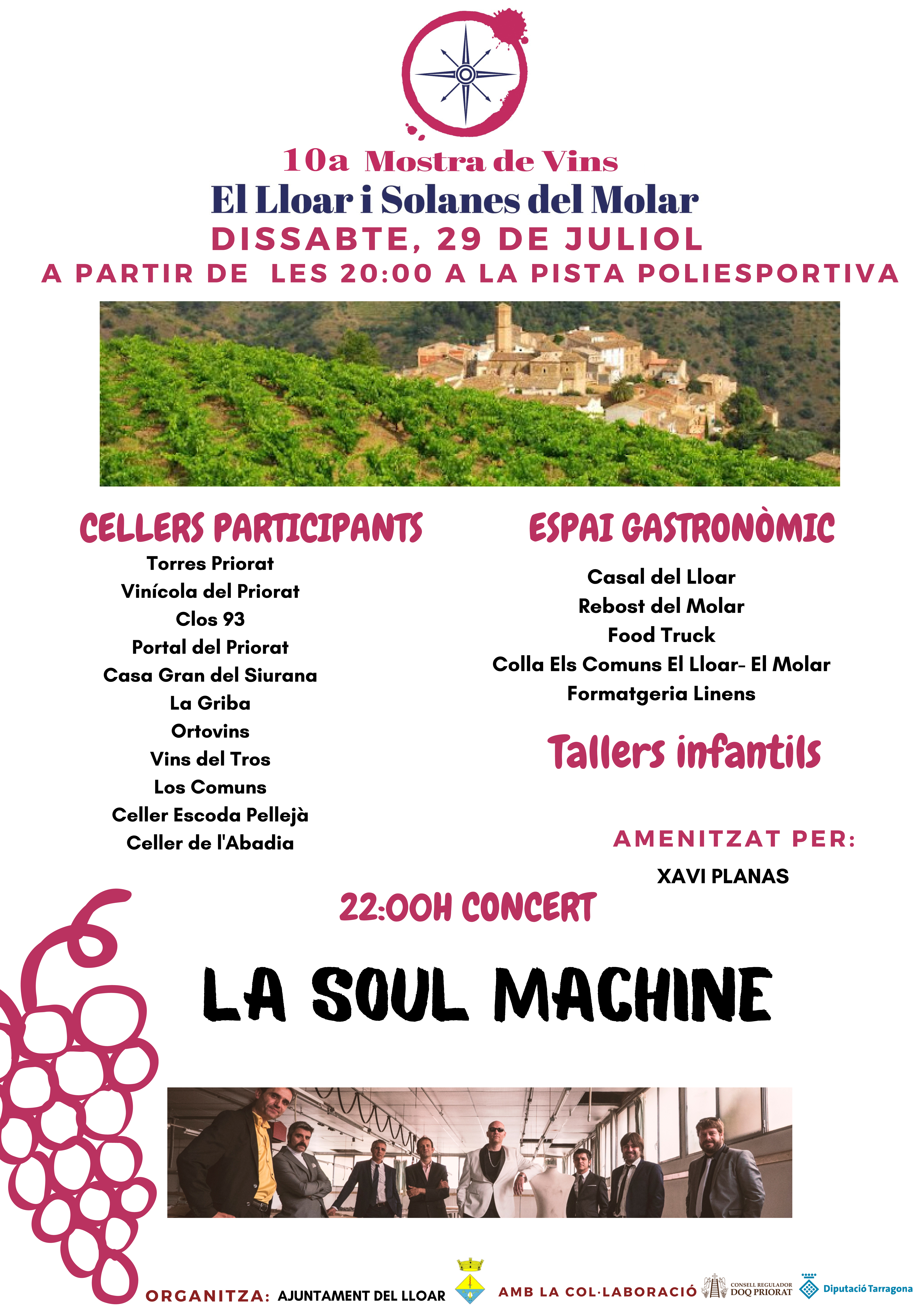 MOSTRA DE VINS DEL LLOAR I SOLANES DEL MOLAR MOSTRA DE VINS DEL LLOAR I SOLANES DEL MOLAR