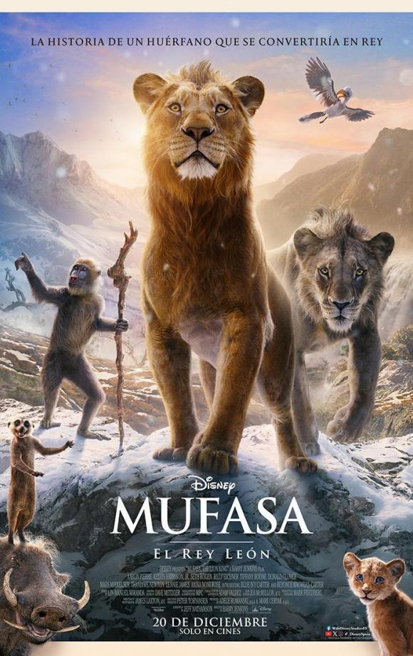 CINEMA FAMILIAR: "Mufasa: El Rei Lleó". CINEMA FAMILIAR: "Mufasa: El Rei Lleó".