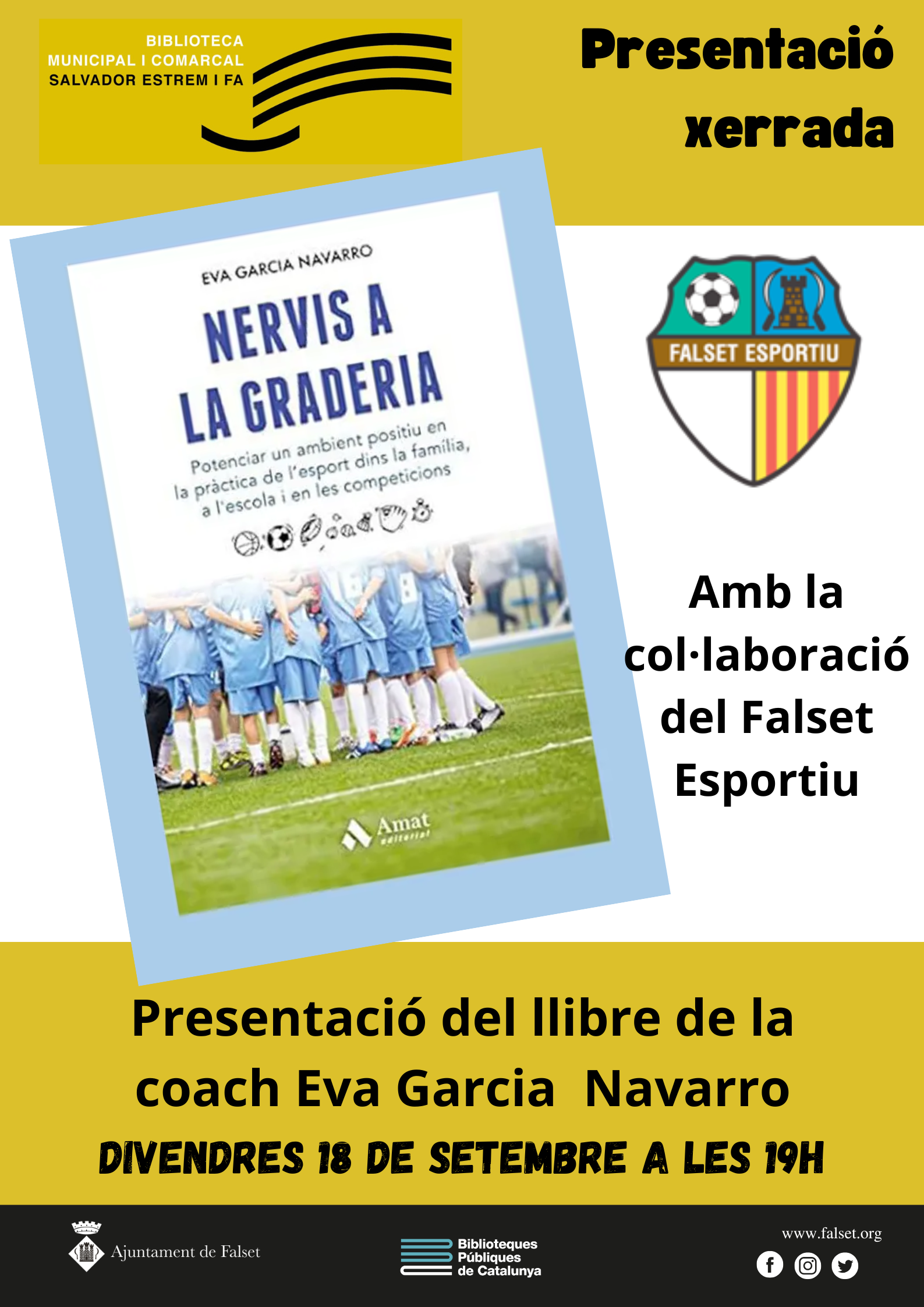 Presentació Xerrada  de Nervis a la graderia