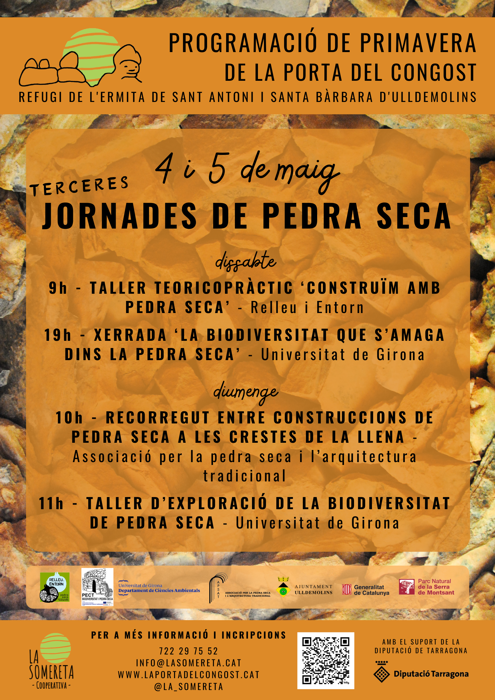 Terceres jornades de pedra seca a La Porta del Congost Terceres jornades de pedra seca a La Porta del Congost