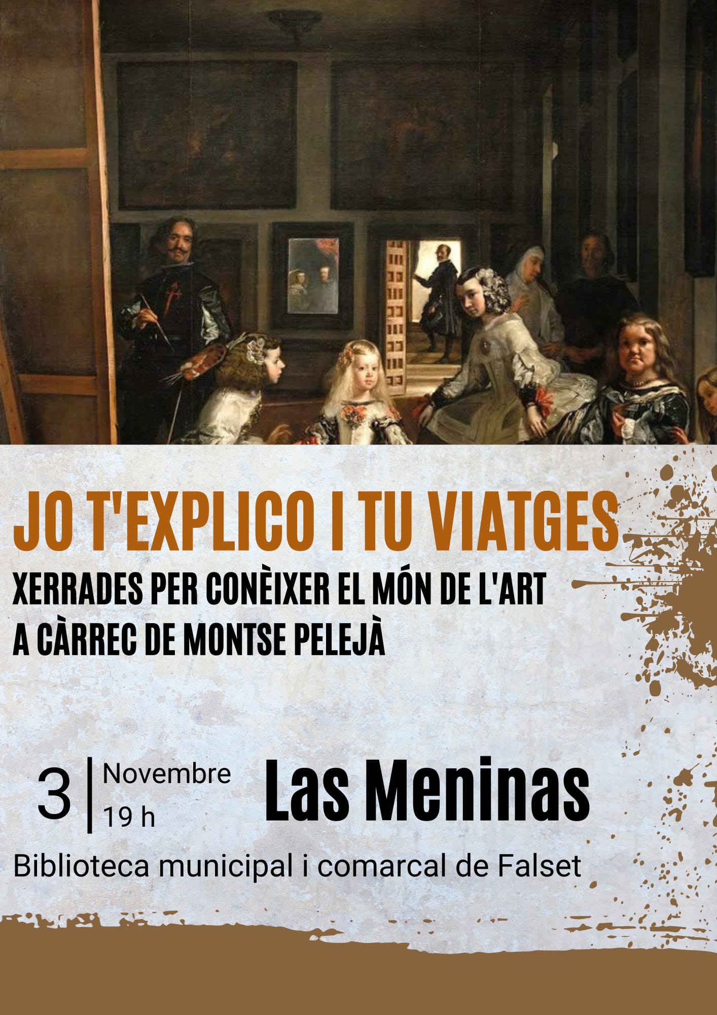 Jo t'explico, tu viatges: Las Meninas