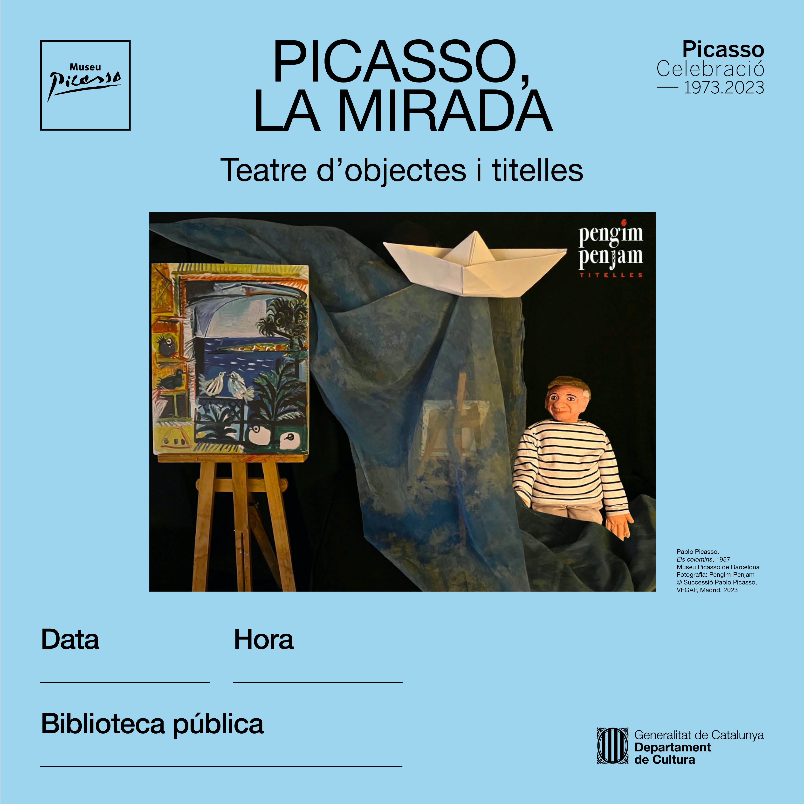 Espectacle de titelles Picasso, la mirada Espectacle de titelles Picasso, la mirada