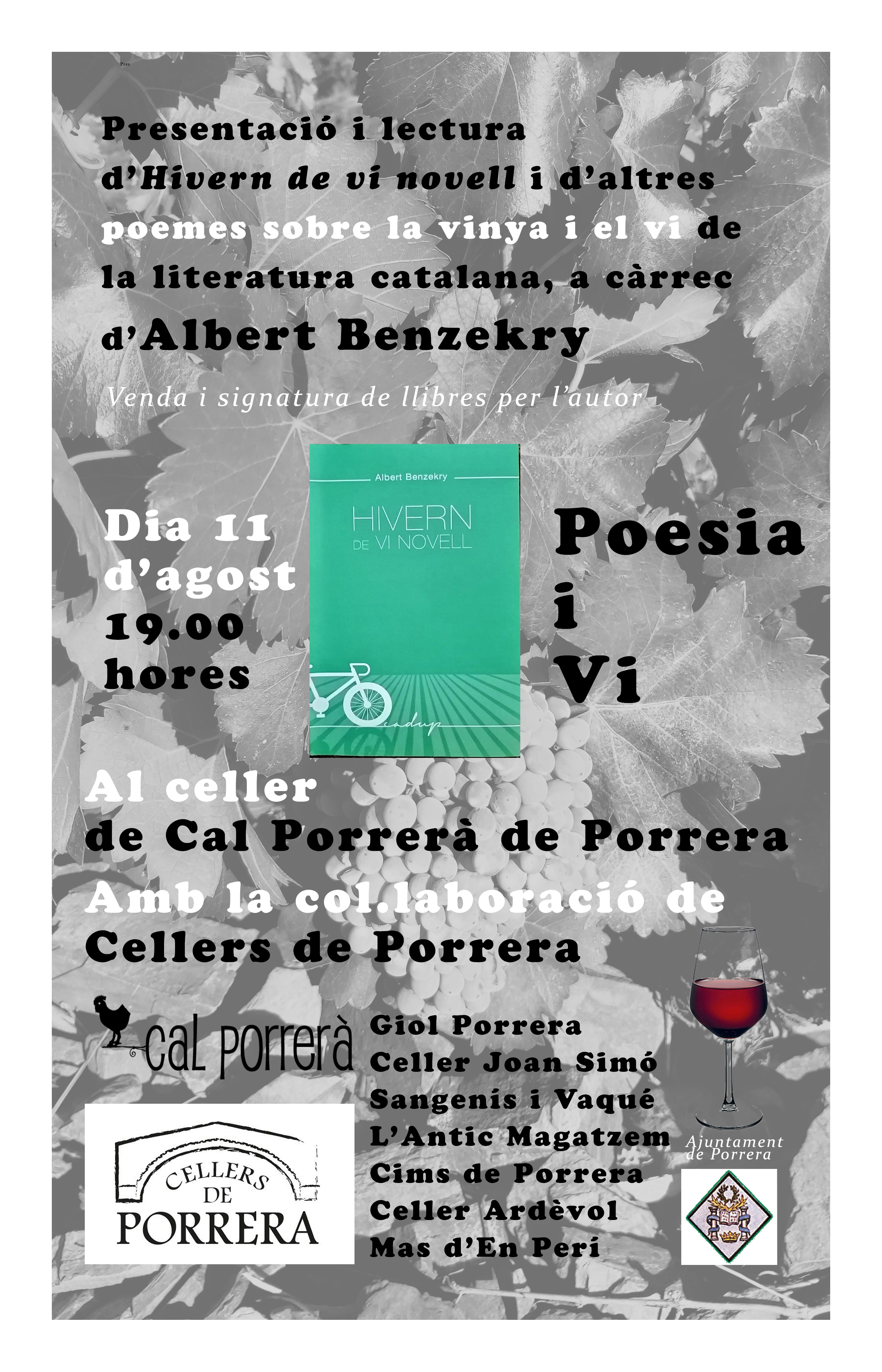 Poesia i vi amb Albert Benzekry Poesia i vi amb Albert Benzekry