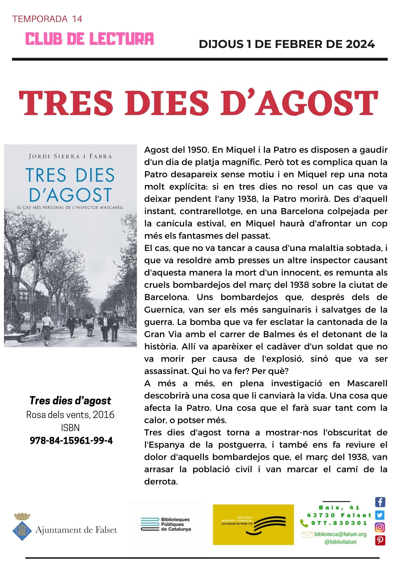 Trobada del Club de Lectura
