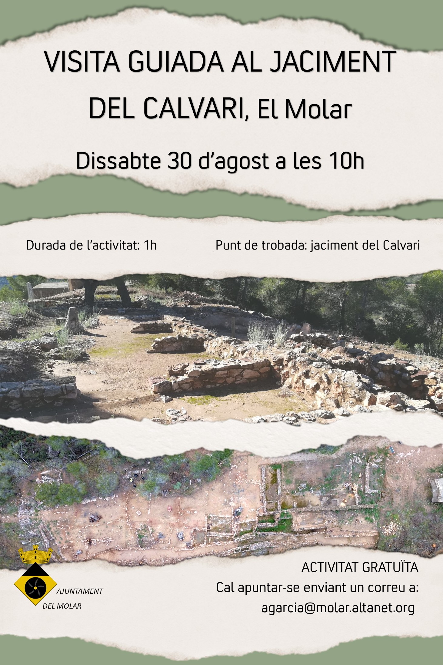 VISITA GUIADA AL JACIMENT  DEL CALVARI, El Molar