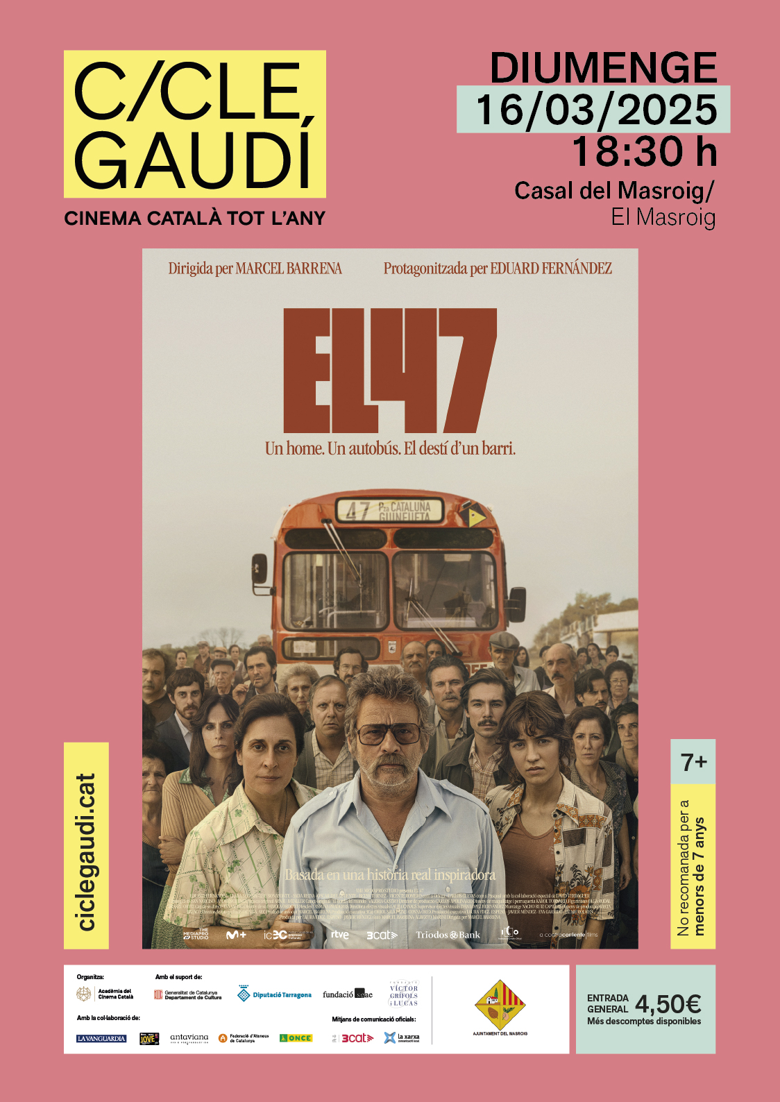 CINEMA CICLE GAUDÍ: "EL47" CINEMA CICLE GAUDÍ: "EL47"